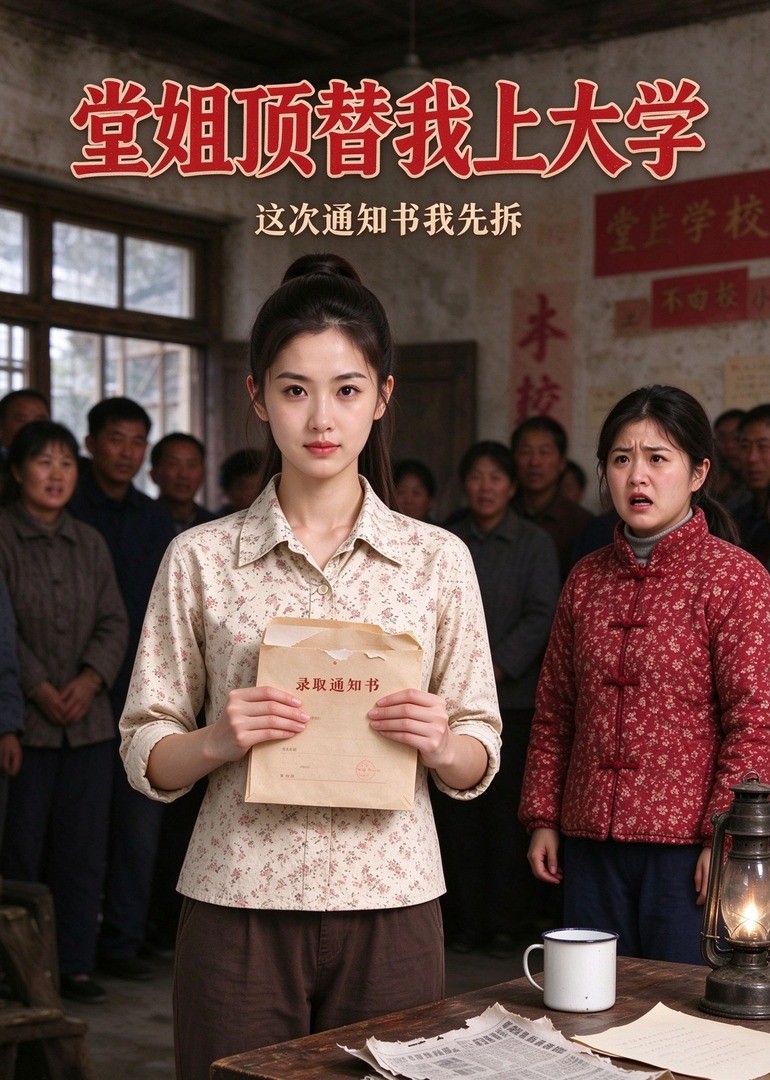 堂姐顶替我上大学，这次通知书我先拆封面图