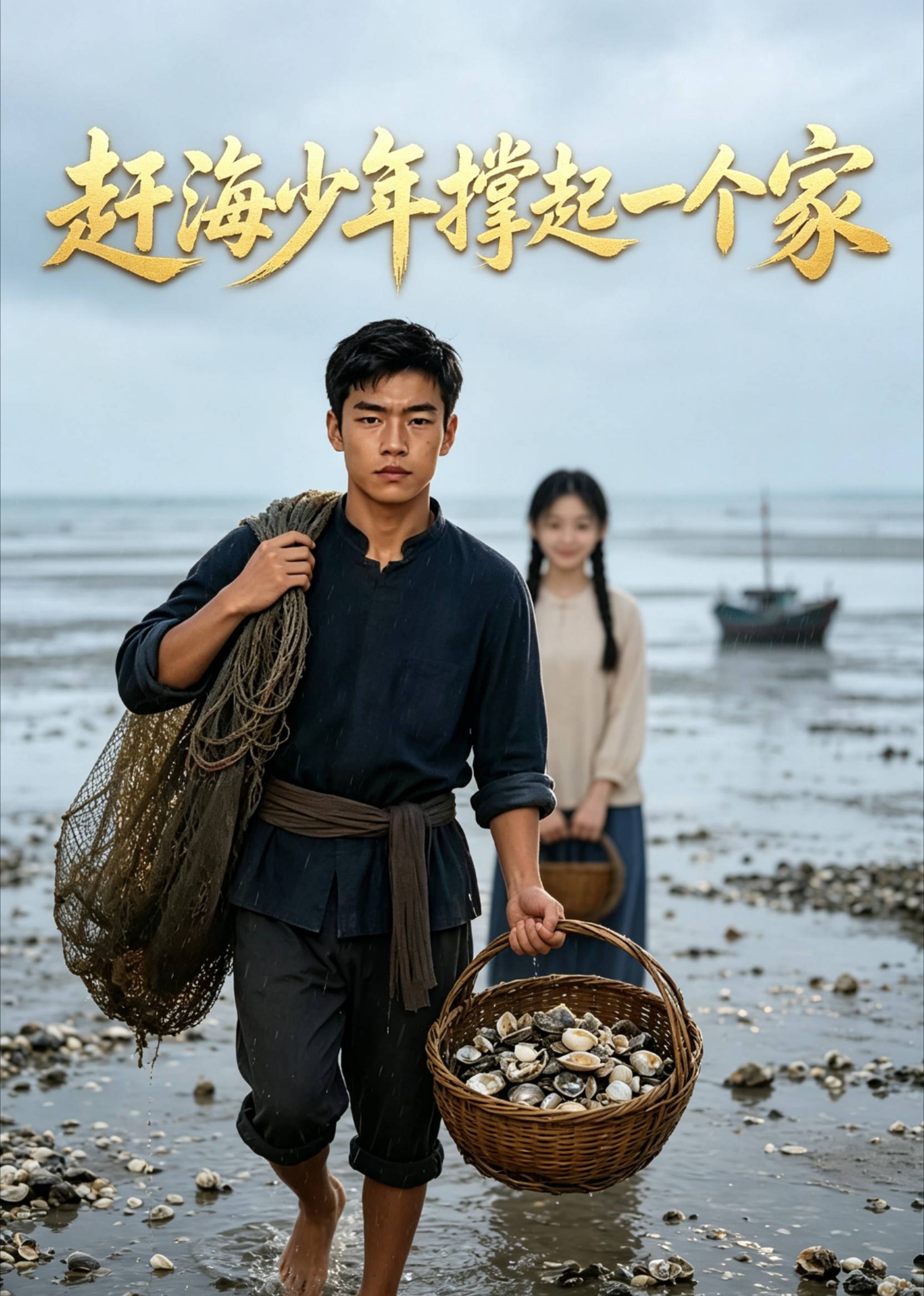 赶海少年撑起一个家封面图