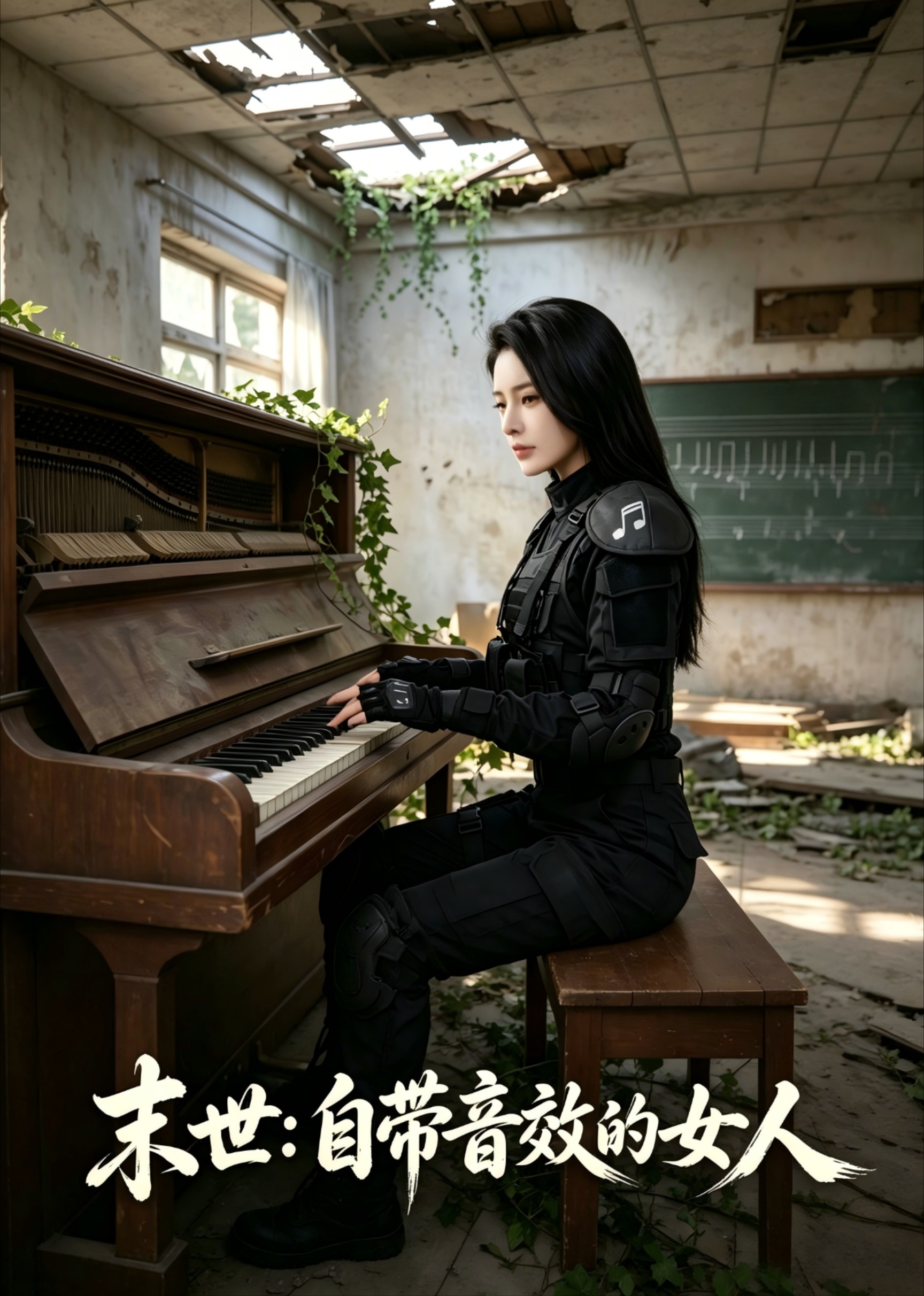 末世:自带音效的女人