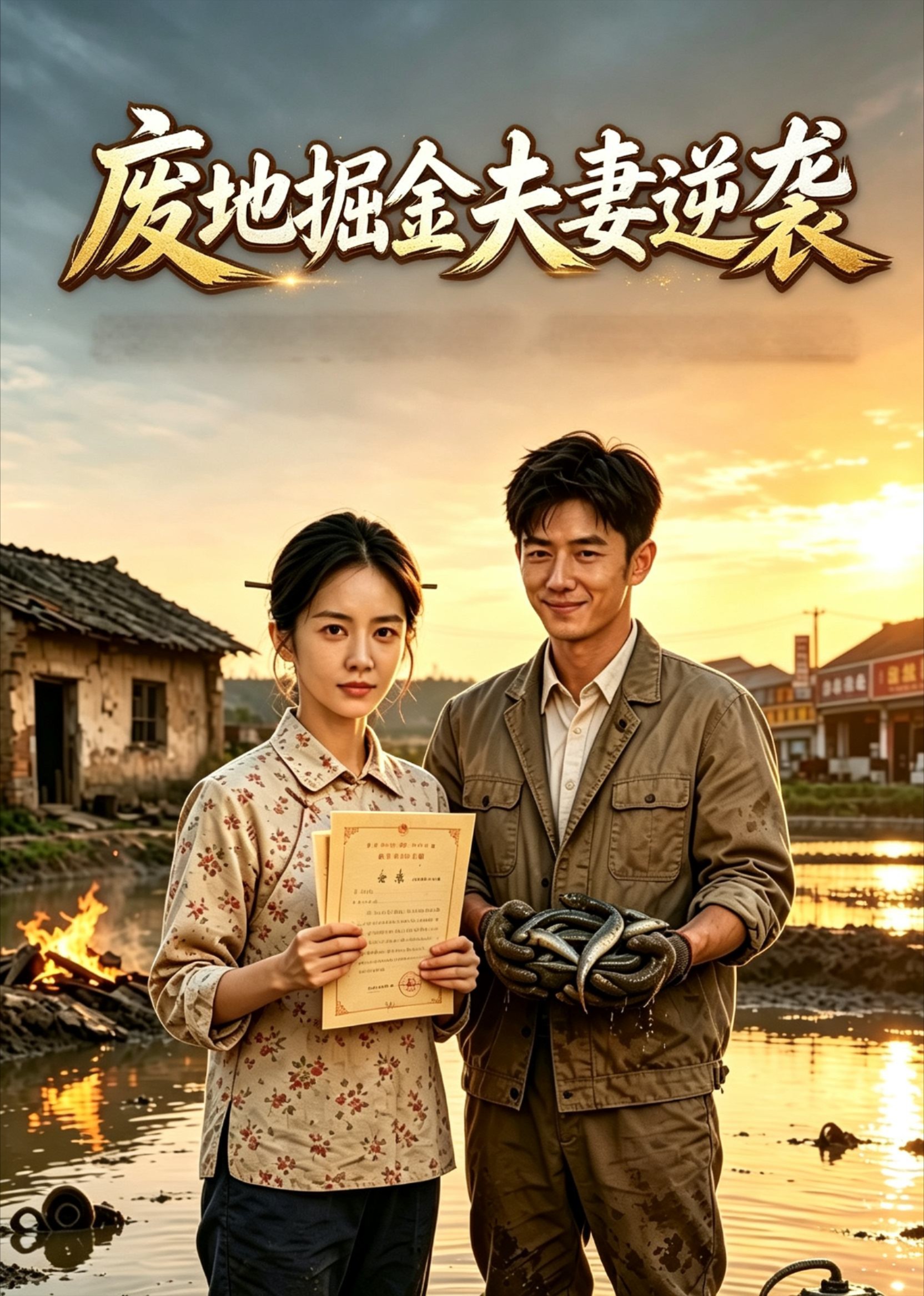 废地掘金夫妻逆袭封面图