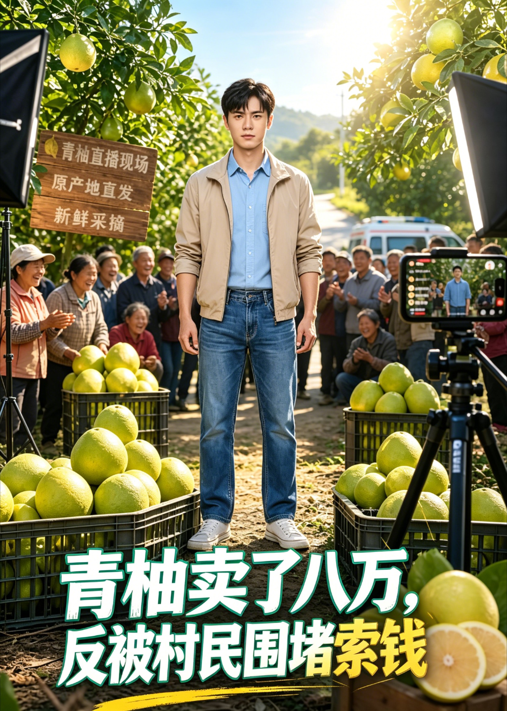 青柚卖了八万，反被村民围堵索钱