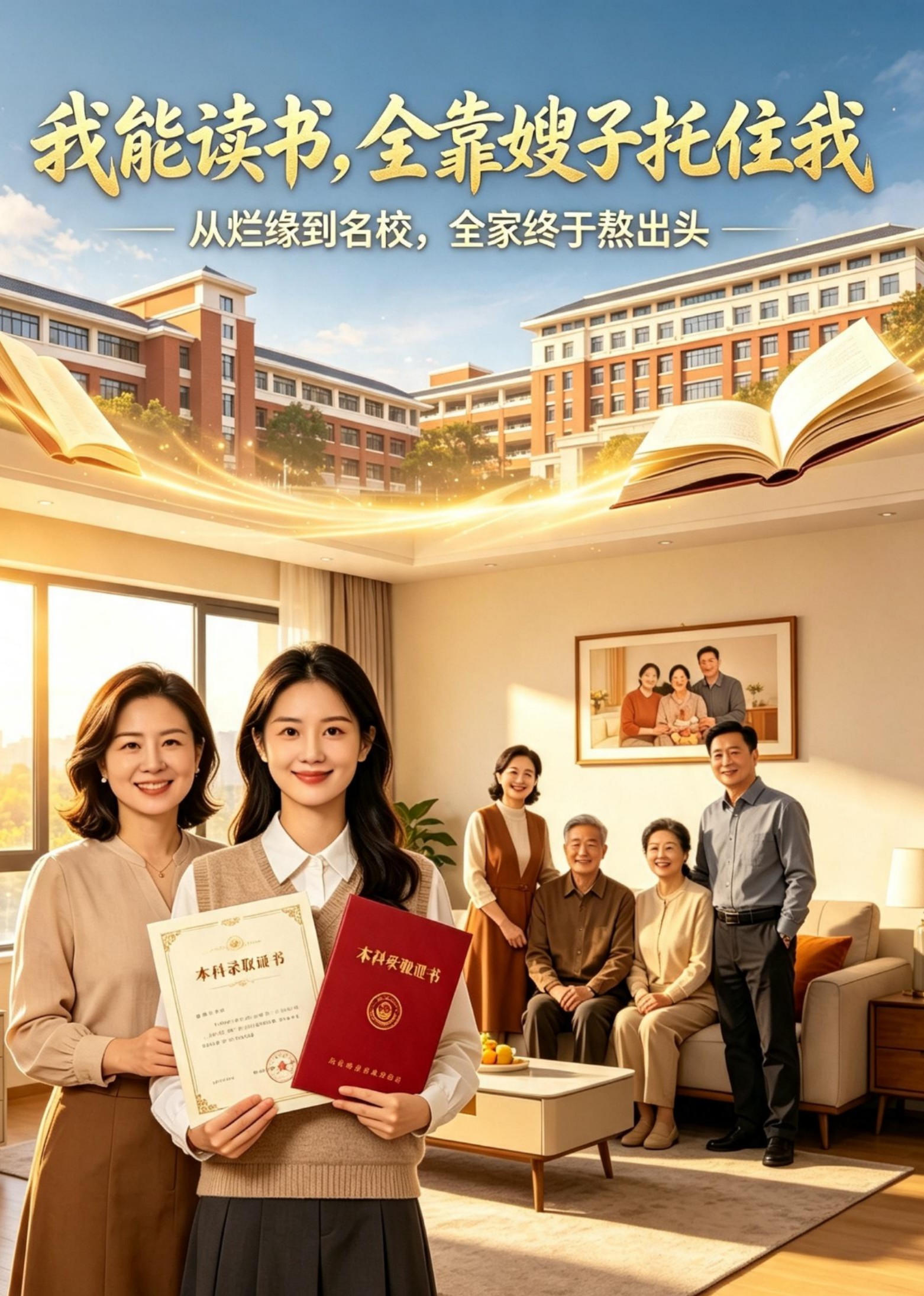 我能读书，全靠嫂子托住我封面图