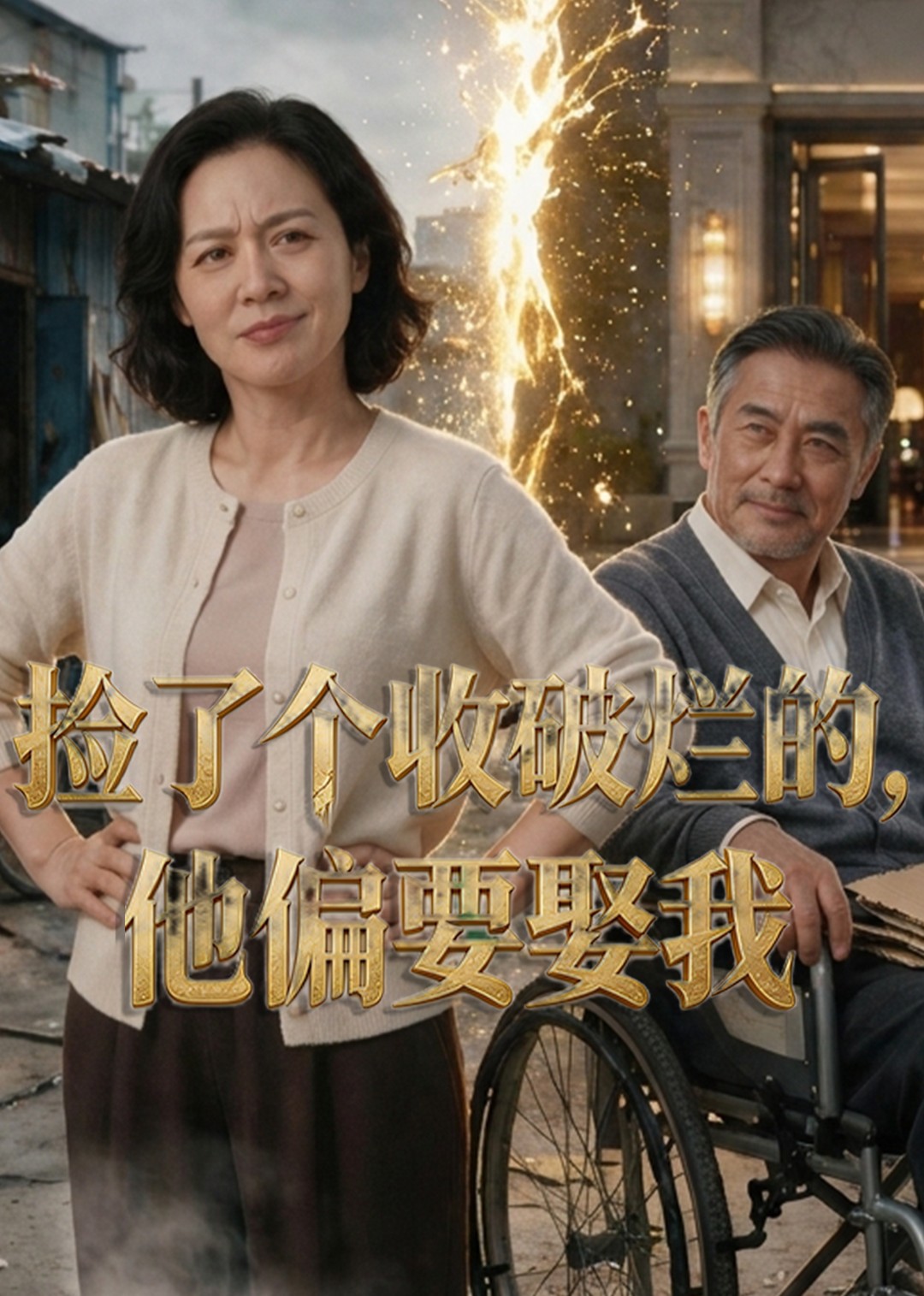 捡了个收破烂的，他偏要娶我封面图