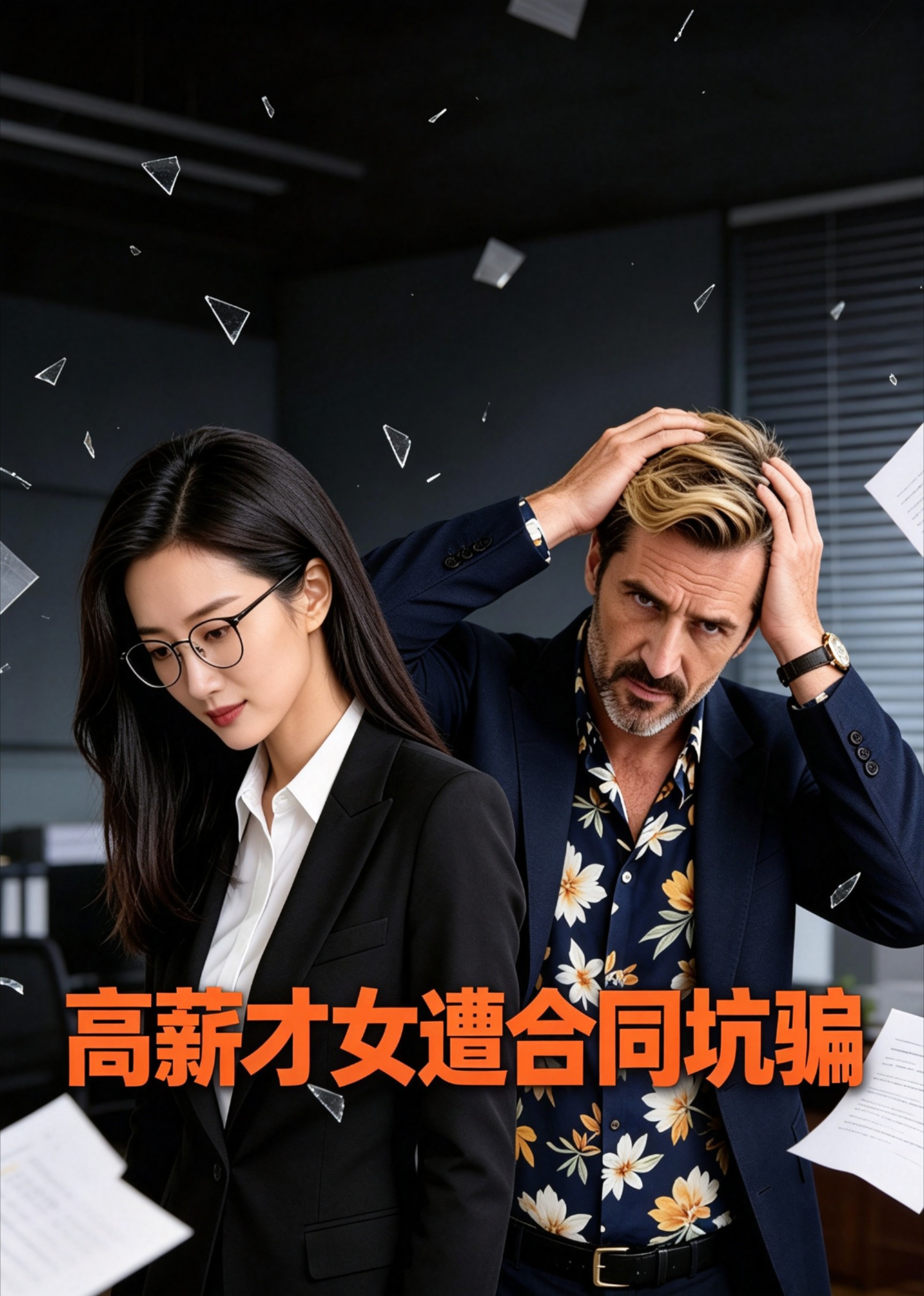 高薪才女遭合同坑骗