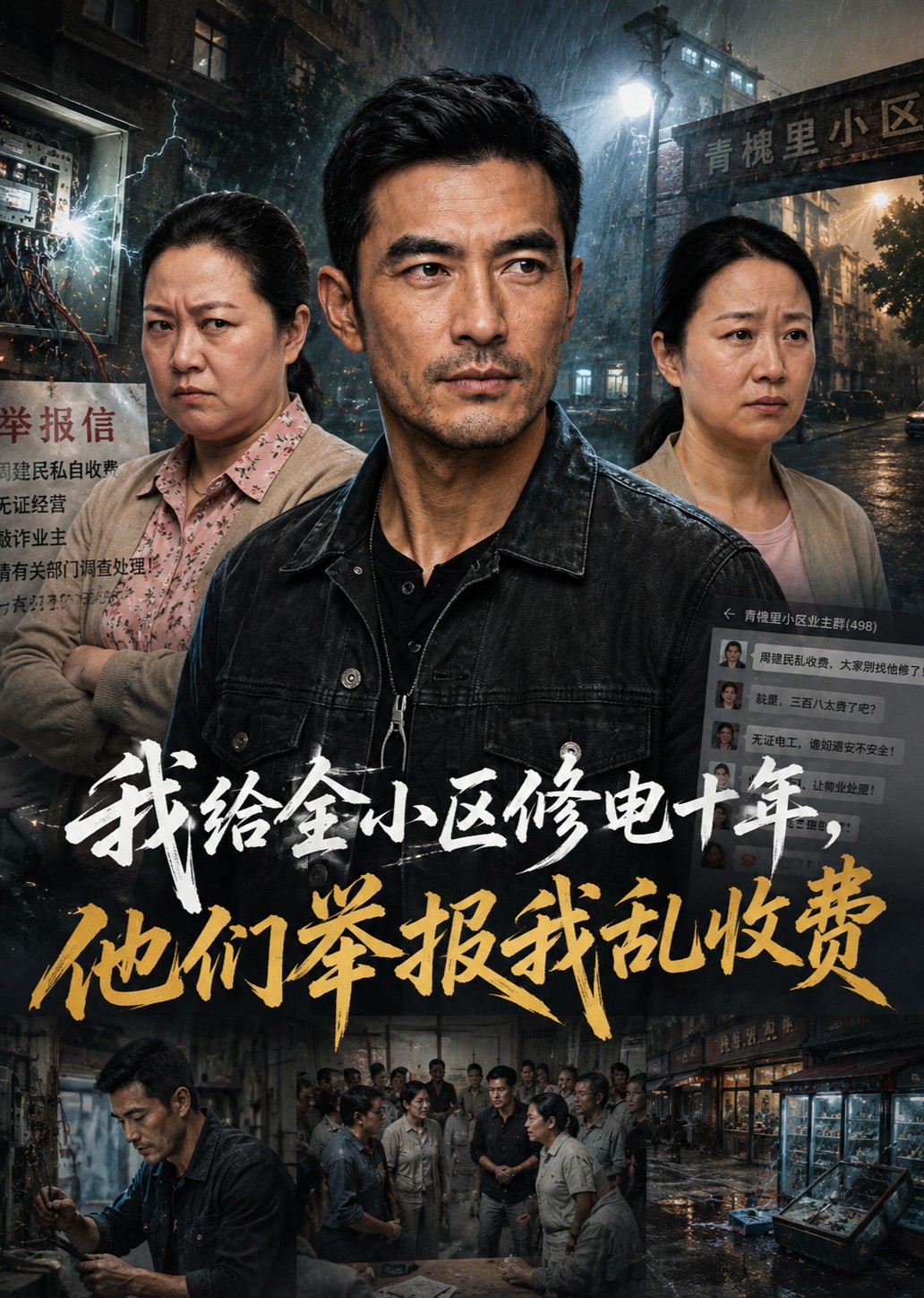 我给全小区修电十年，他们举报我乱收费