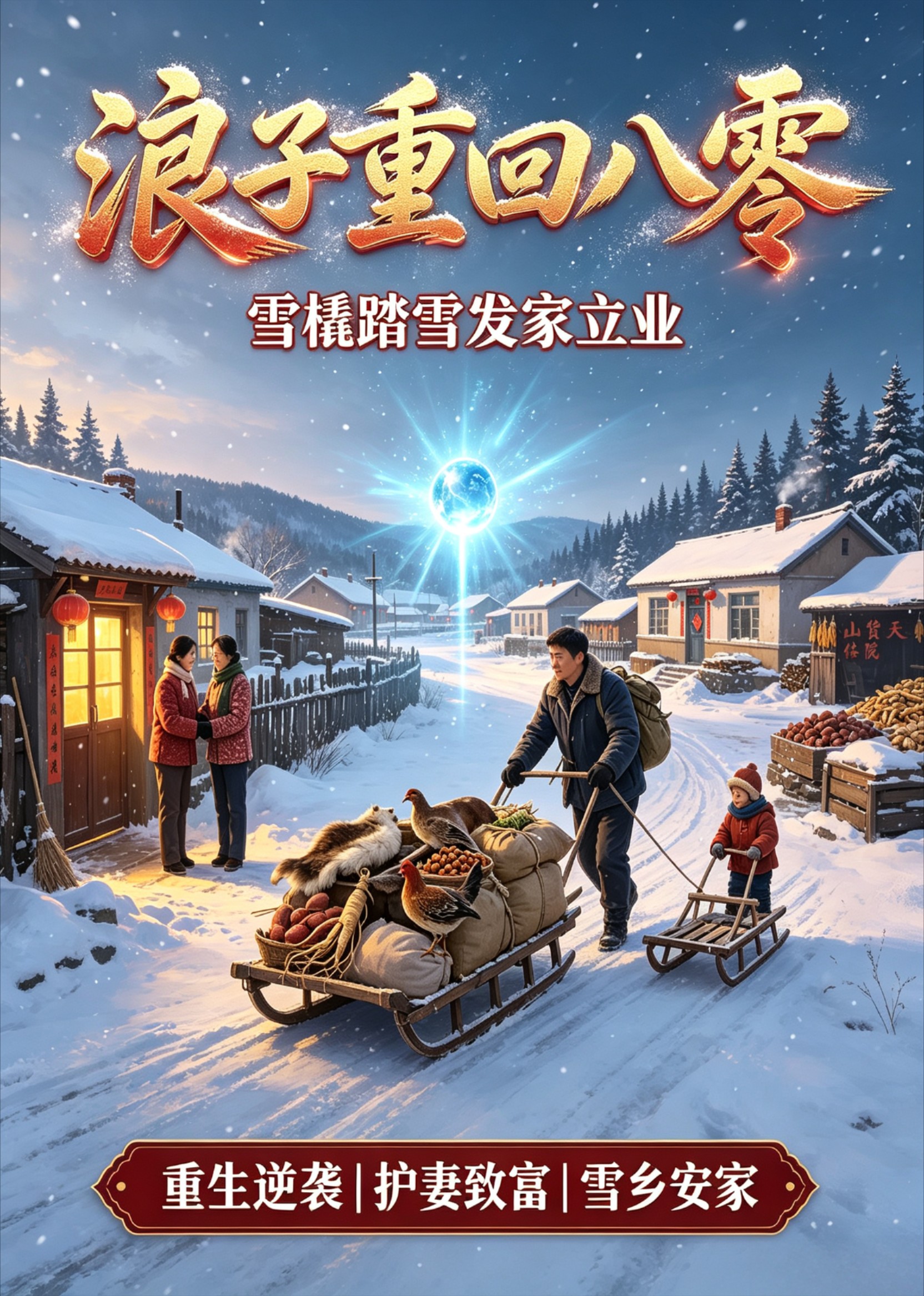 浪子重回八零，雪橇踏雪发家立业