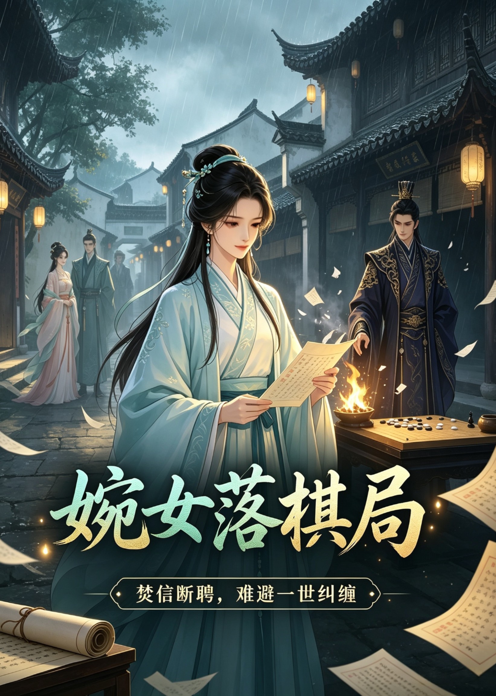 婉女落棋局