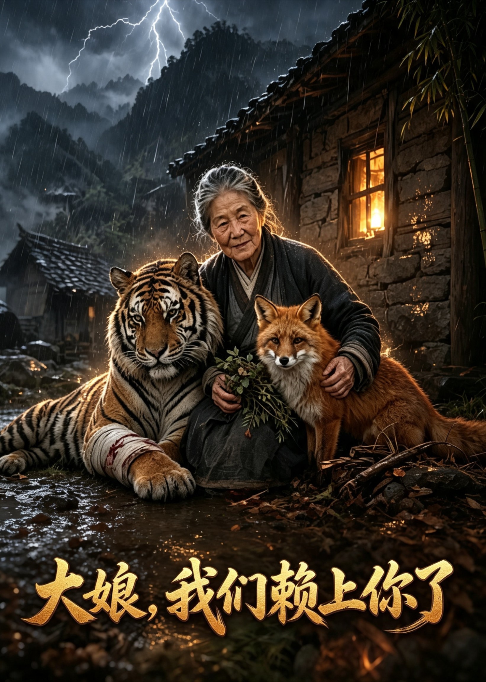 大娘，我们赖上你了