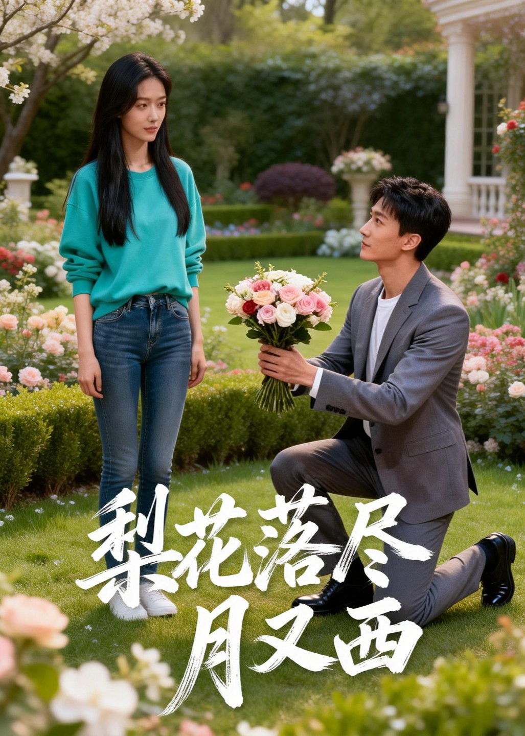 梨花落尽月又西