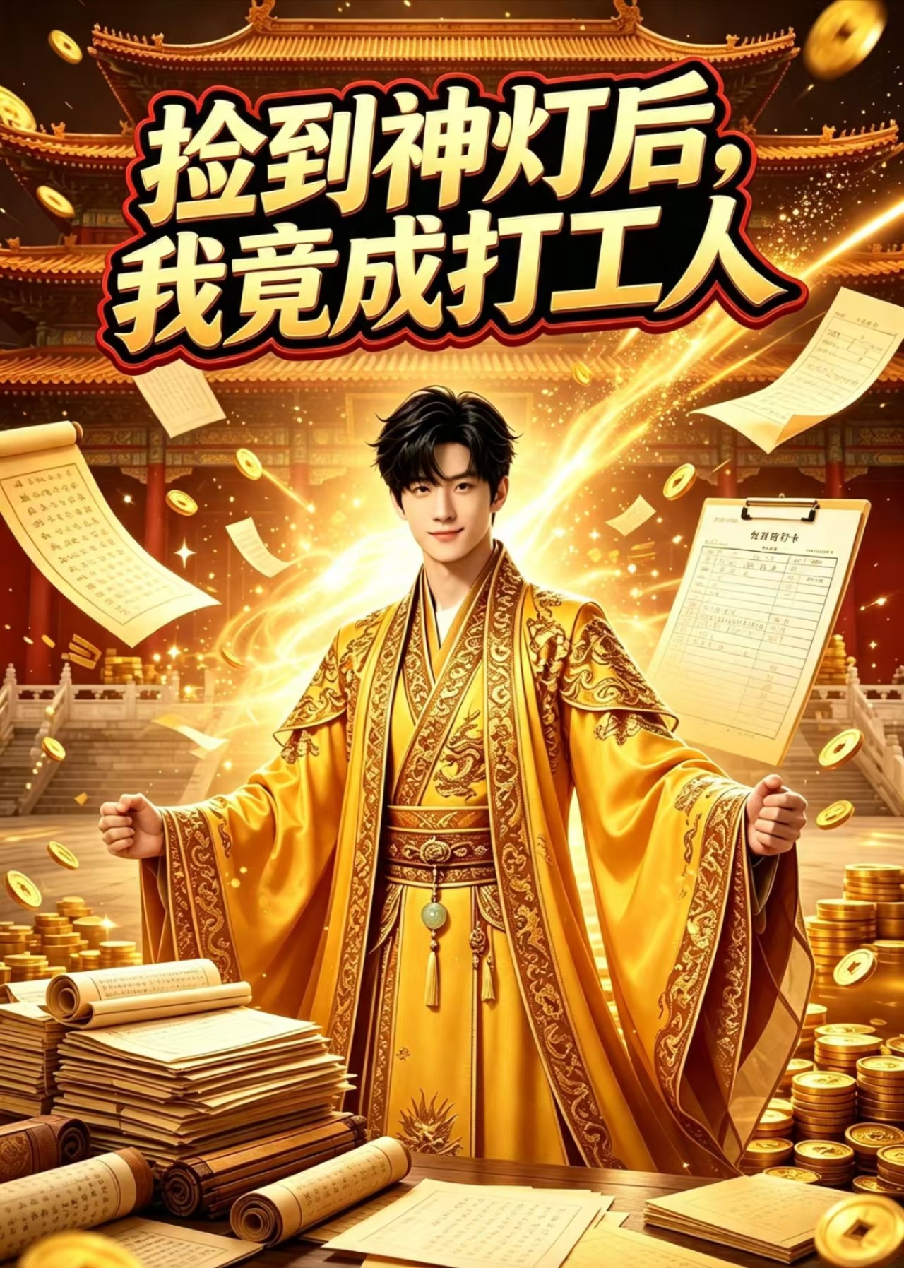 捡到神灯后，我竟成打工人