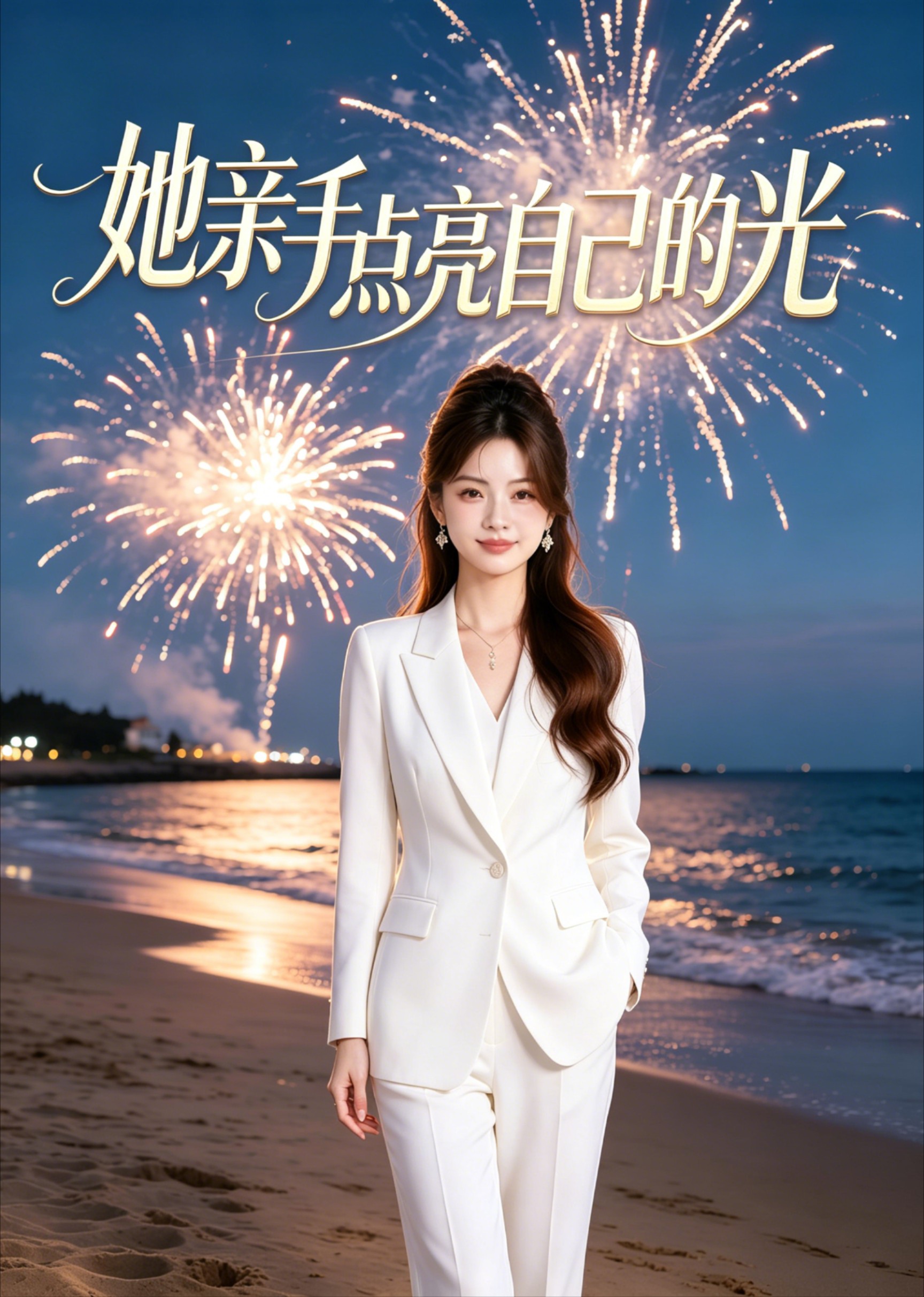 她亲手点亮自己的光