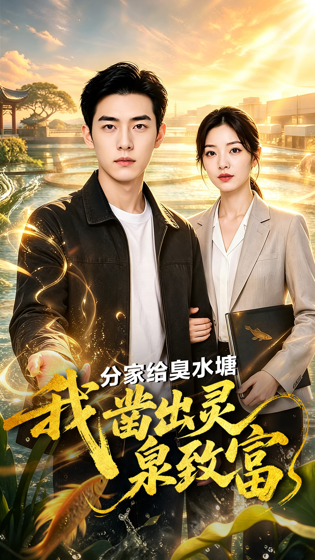 分家给臭水塘我凿出灵泉致富封面图