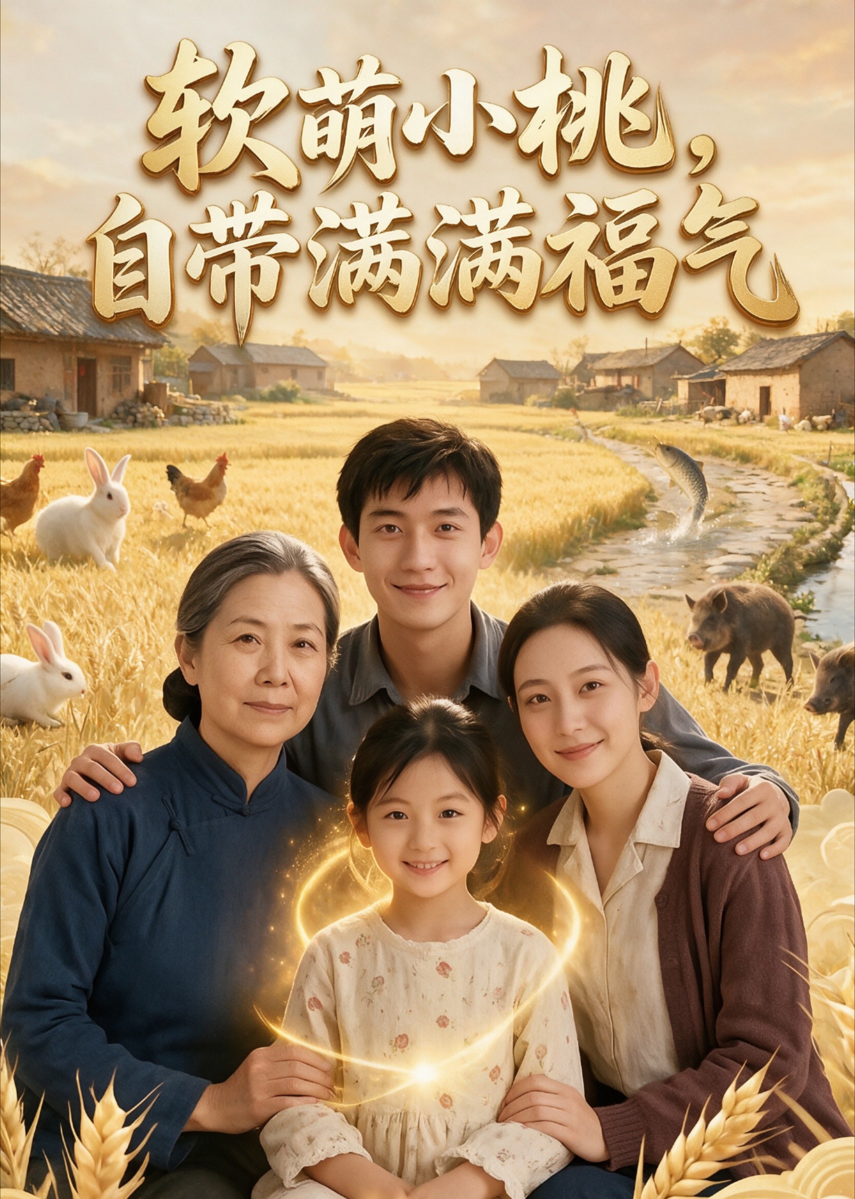 软萌小桃，自带满满福气