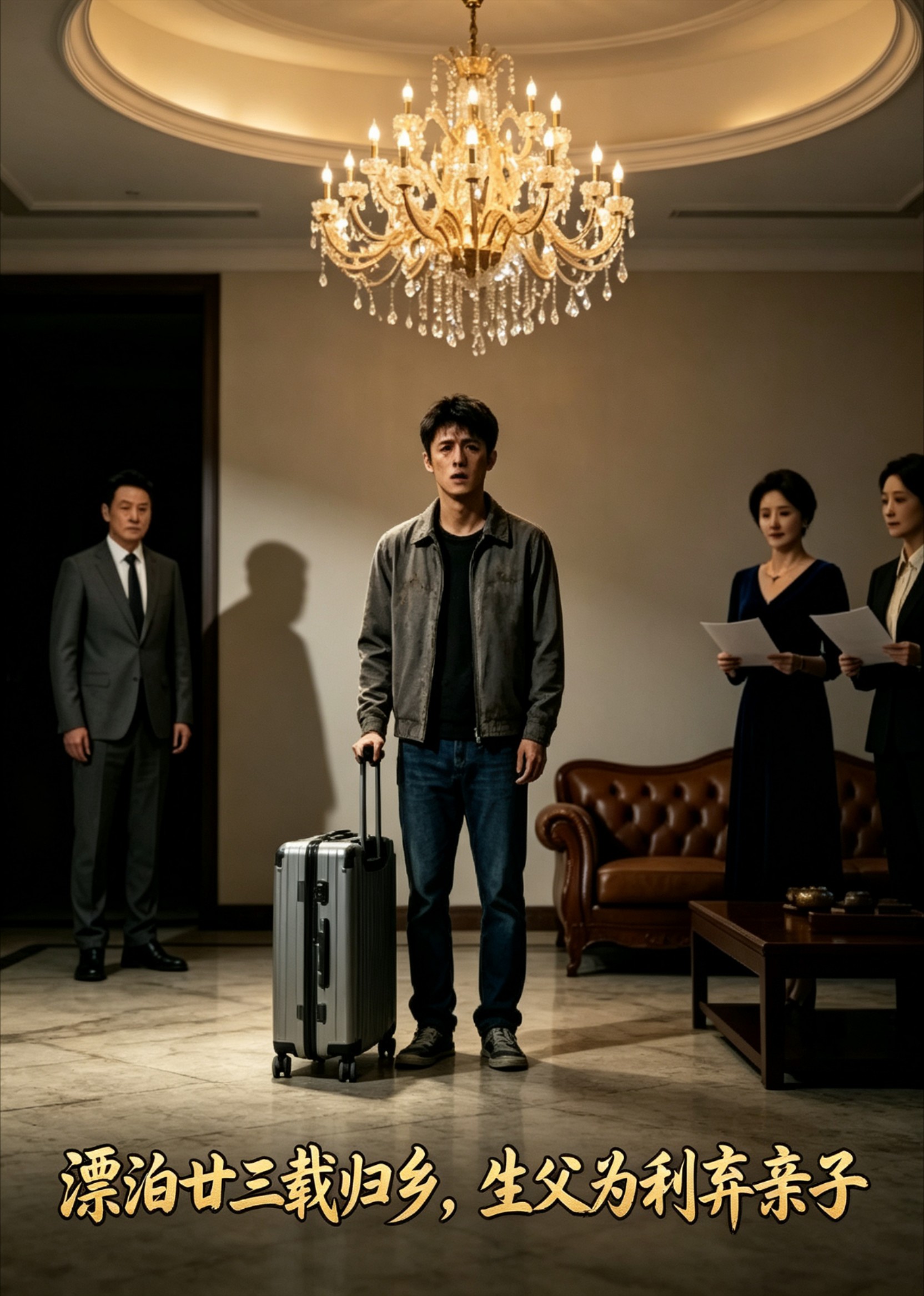 漂泊廿三载归乡，生父为利弃亲子封面图