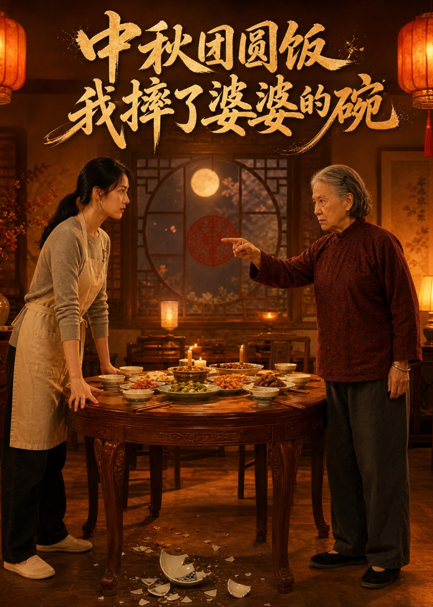中秋团圆饭，我摔了婆婆的碗封面图