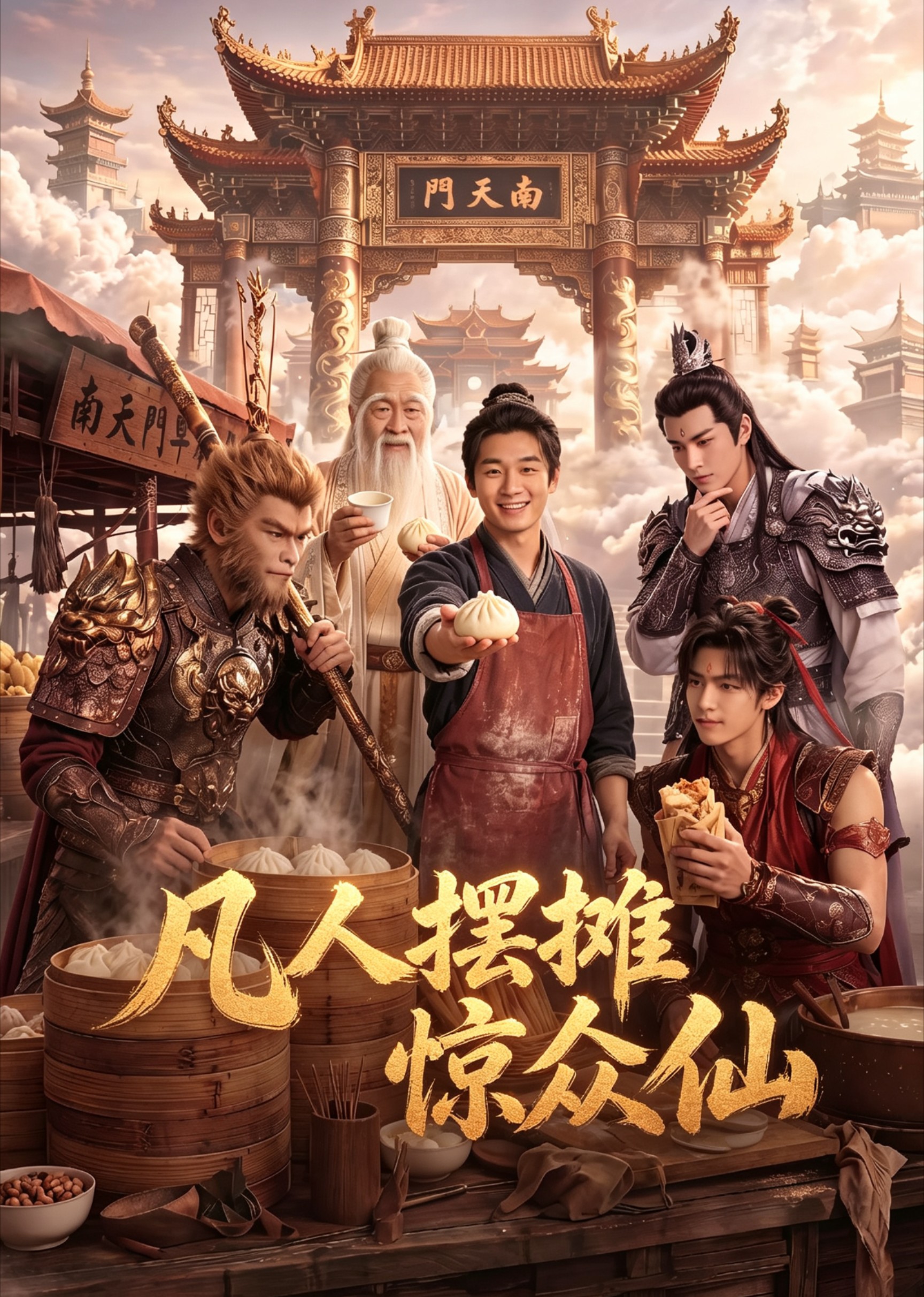凡人摆摊惊众仙