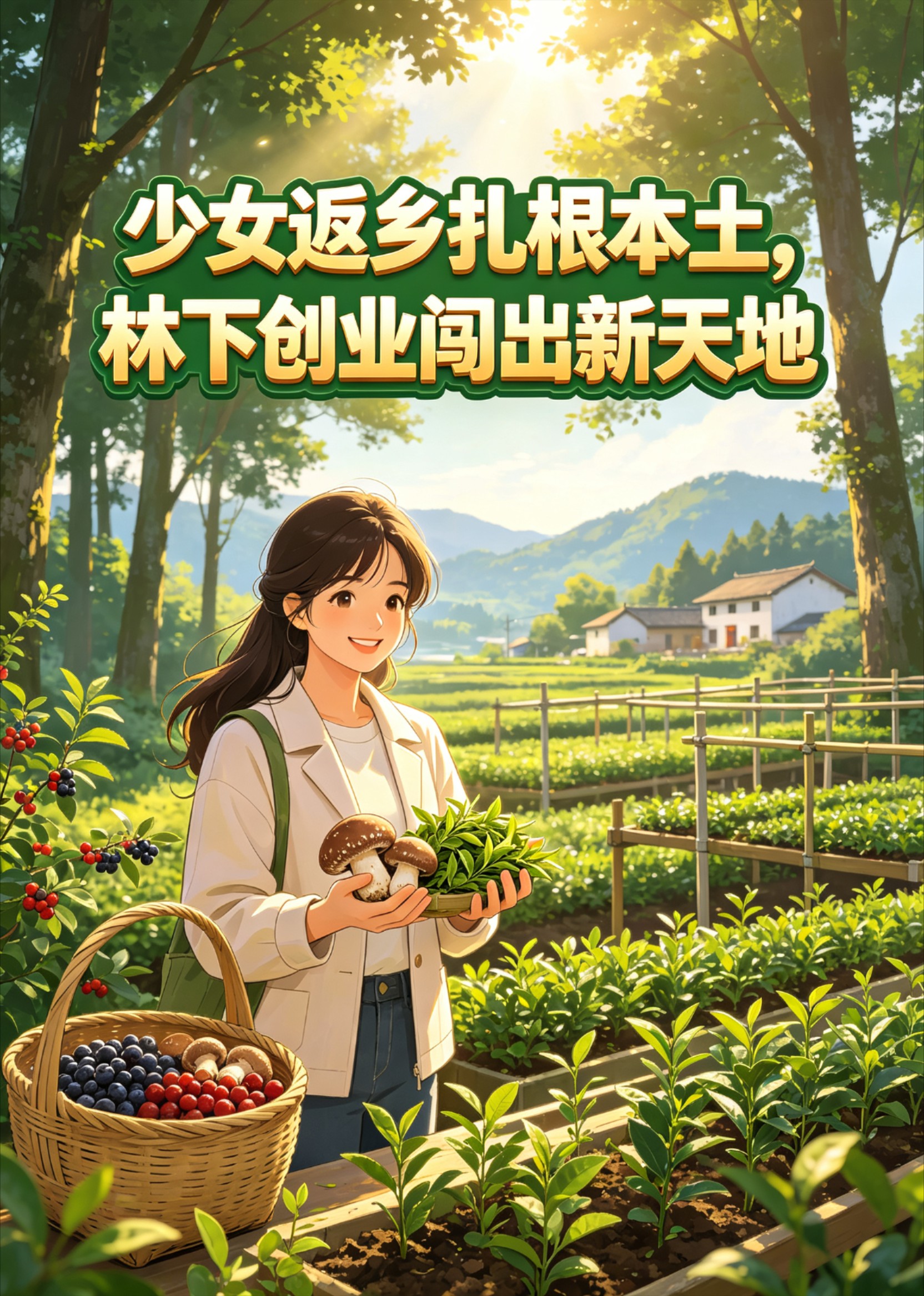 少女返乡扎根本土，林下创业闯出新天地封面图