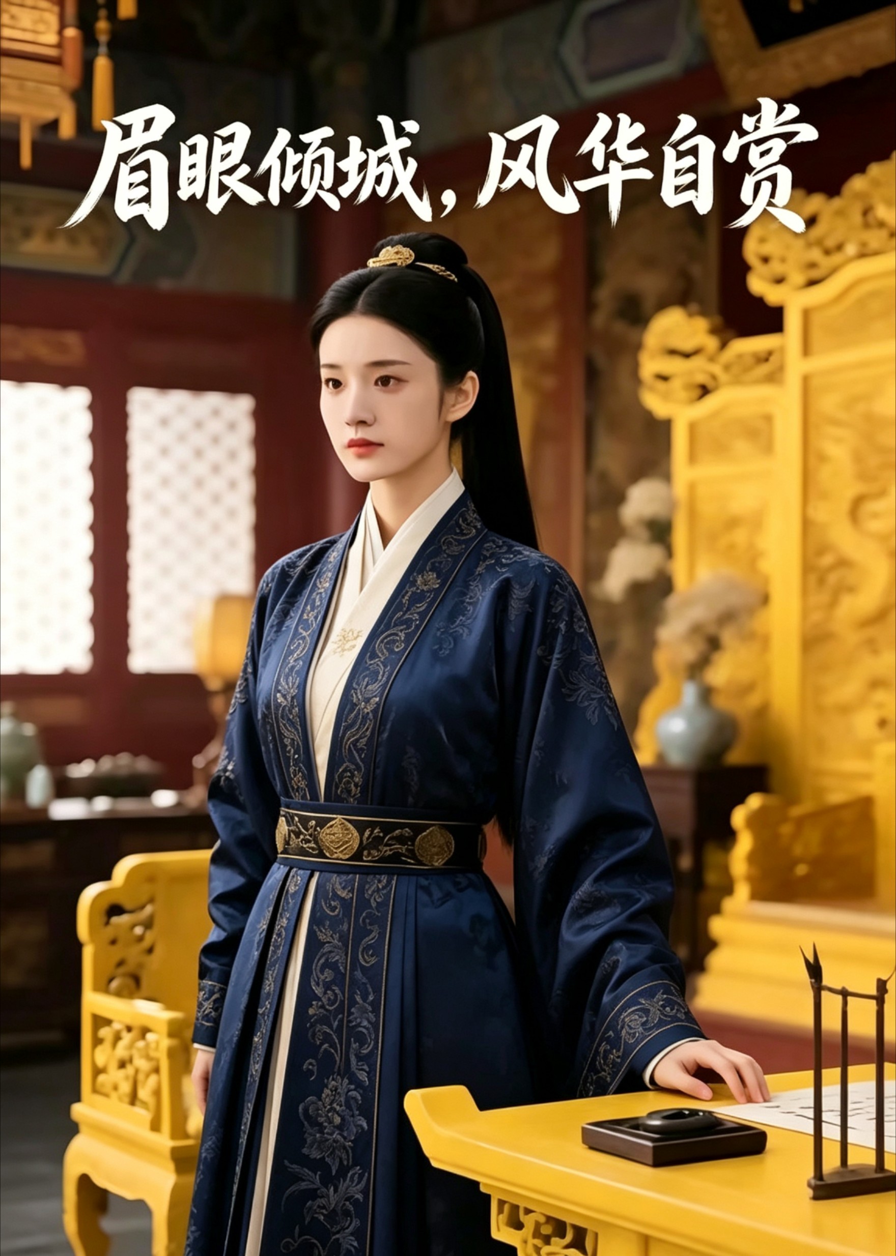 眉眼倾城，风华自赏