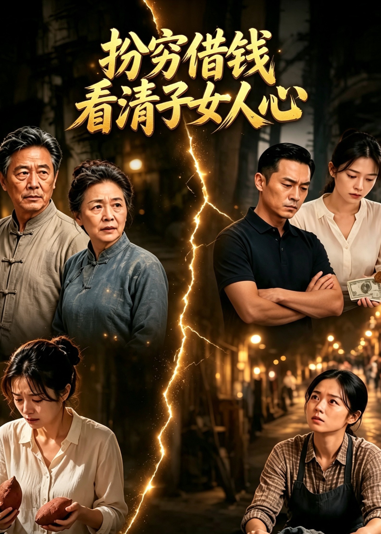 扮穷借钱看清子女人心