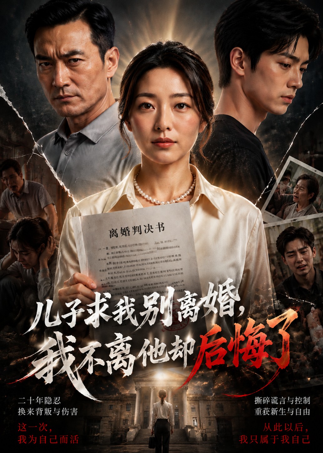 儿子求我别离婚，我不离他却后悔了