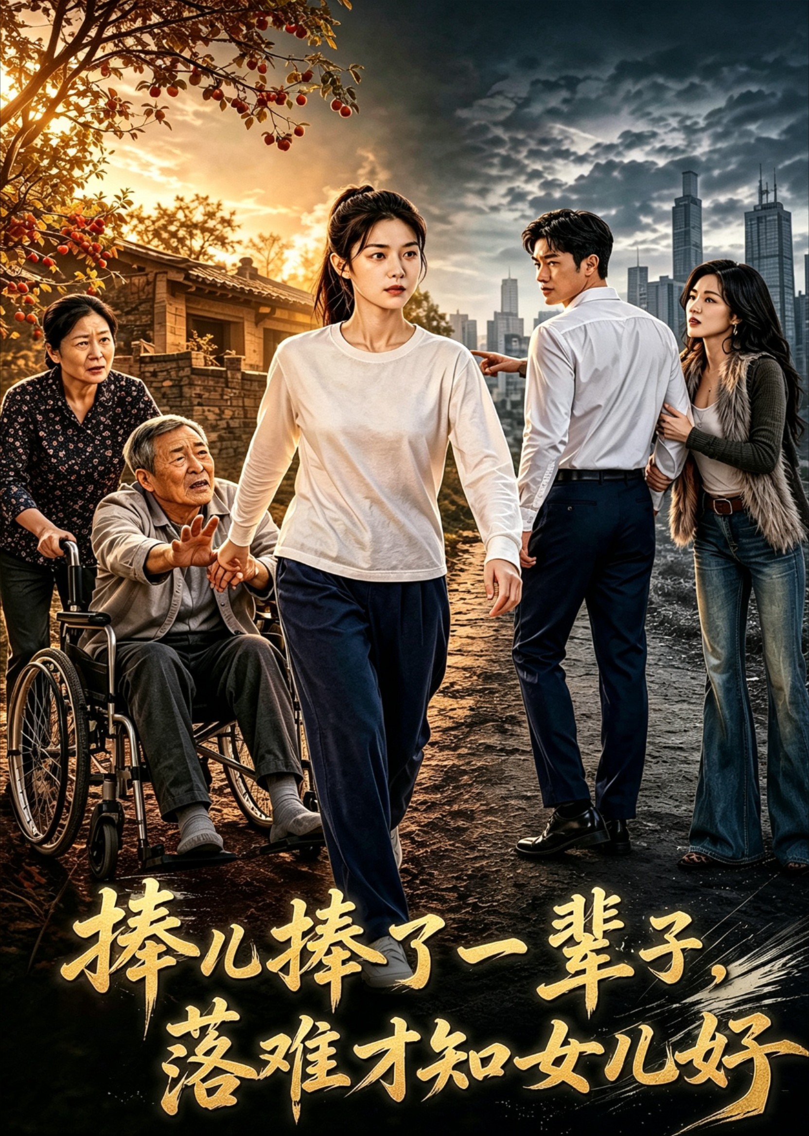 捧儿捧了一辈子，落难才知女儿好封面图