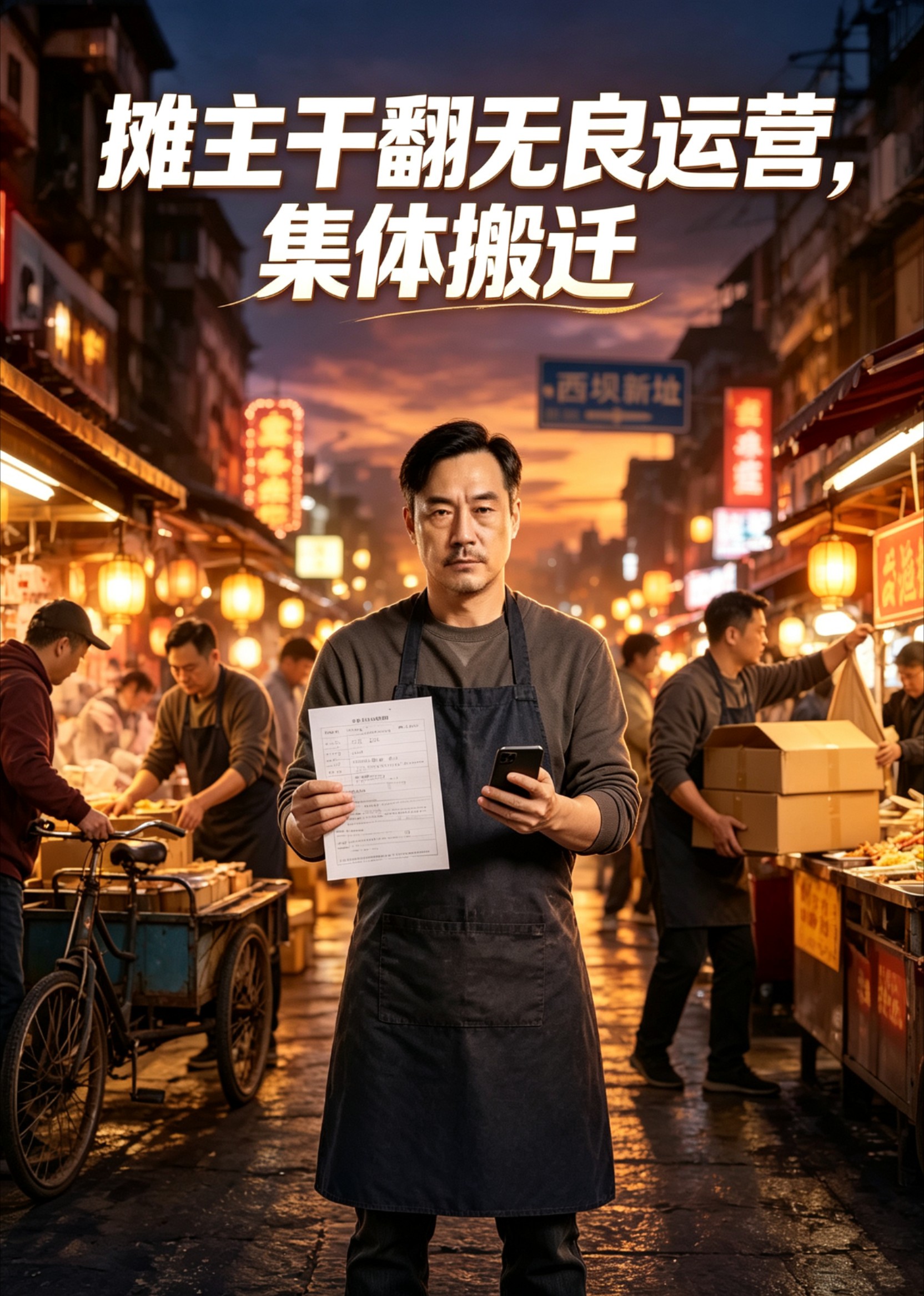 摊主干翻无良运营，集体搬迁