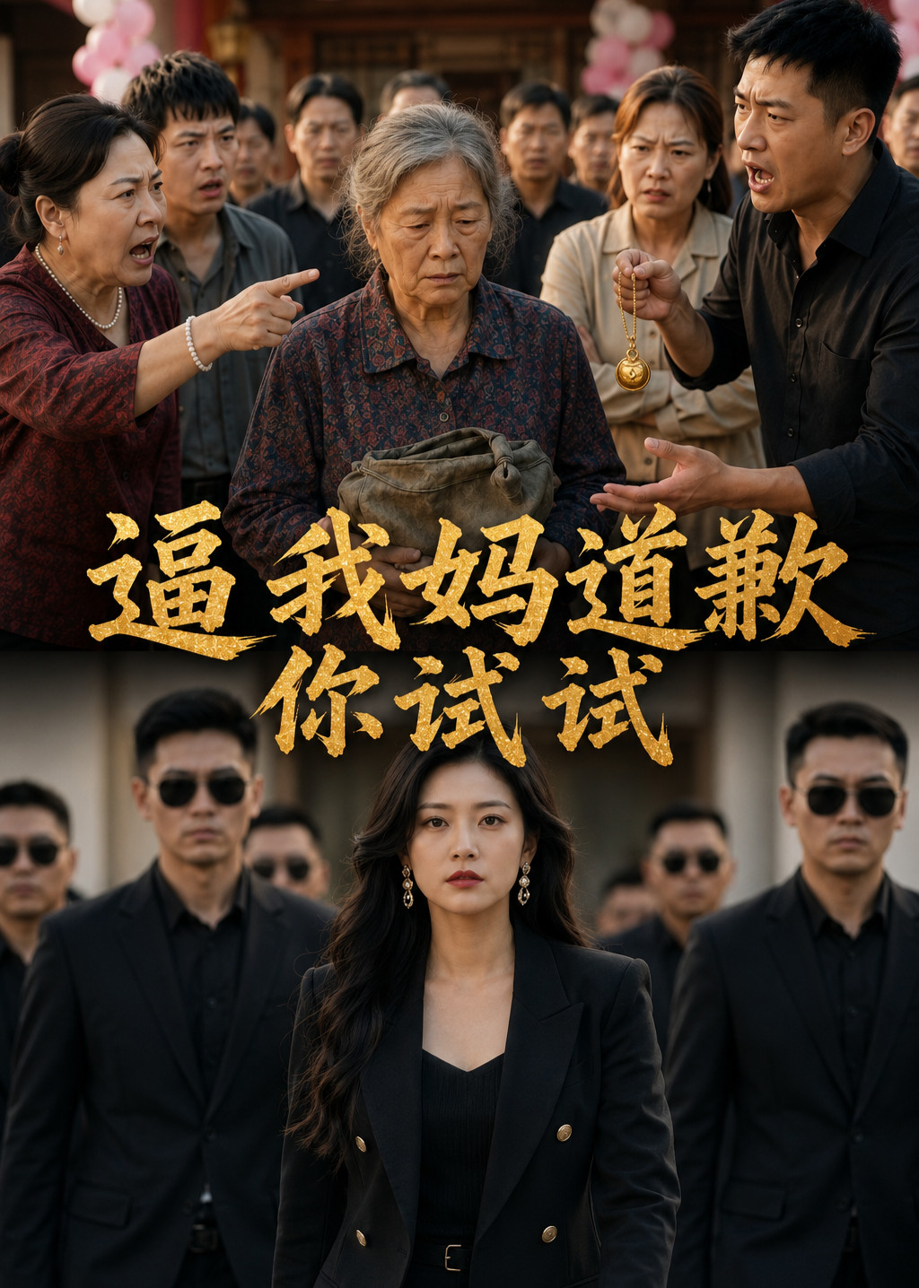 逼我妈道歉你试试