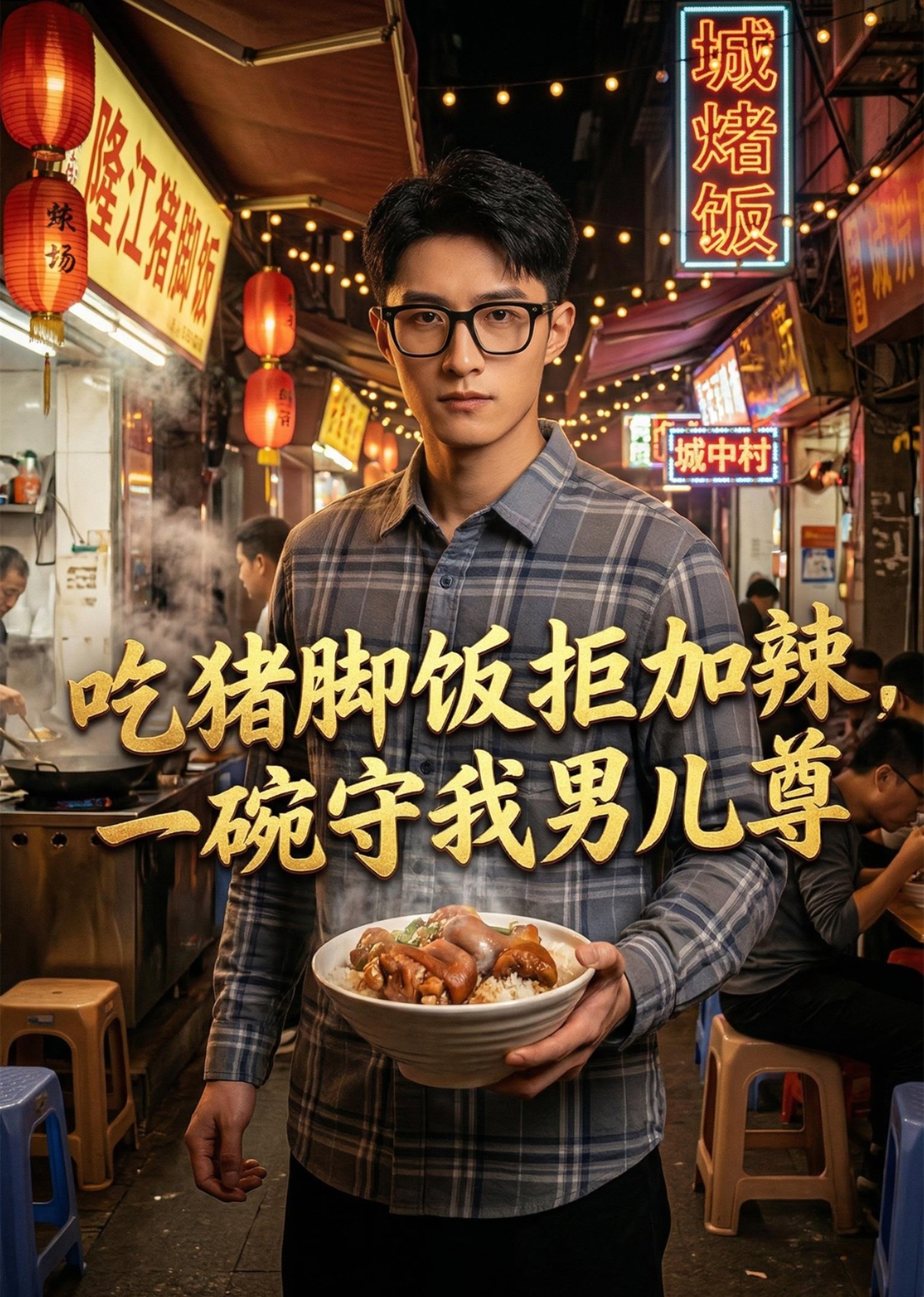 吃猪脚饭拒加辣，一碗守我男儿尊封面图
