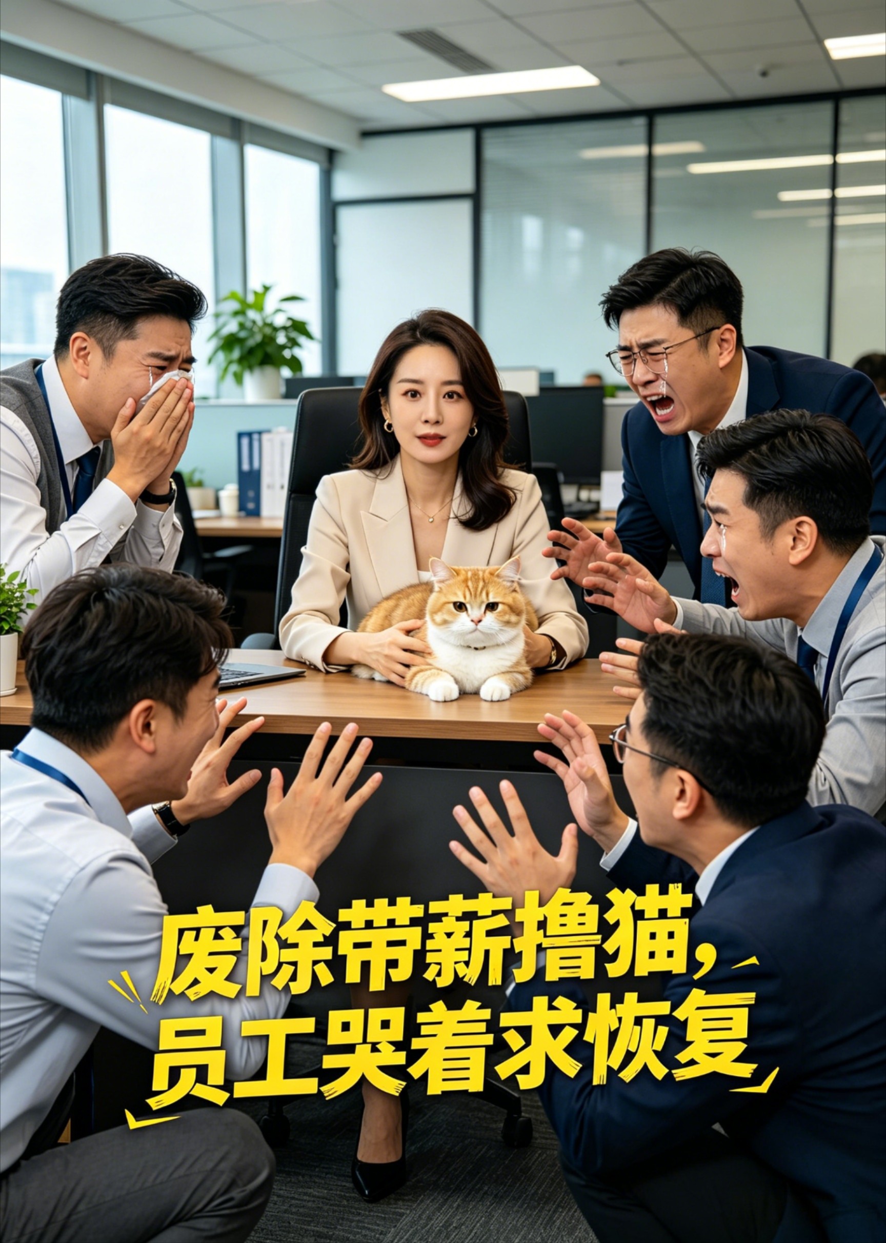 废除带薪撸猫，员工哭着求恢复