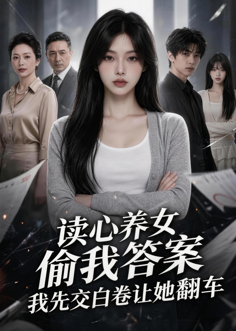读心养女偷我答案，我先交白卷让她翻车