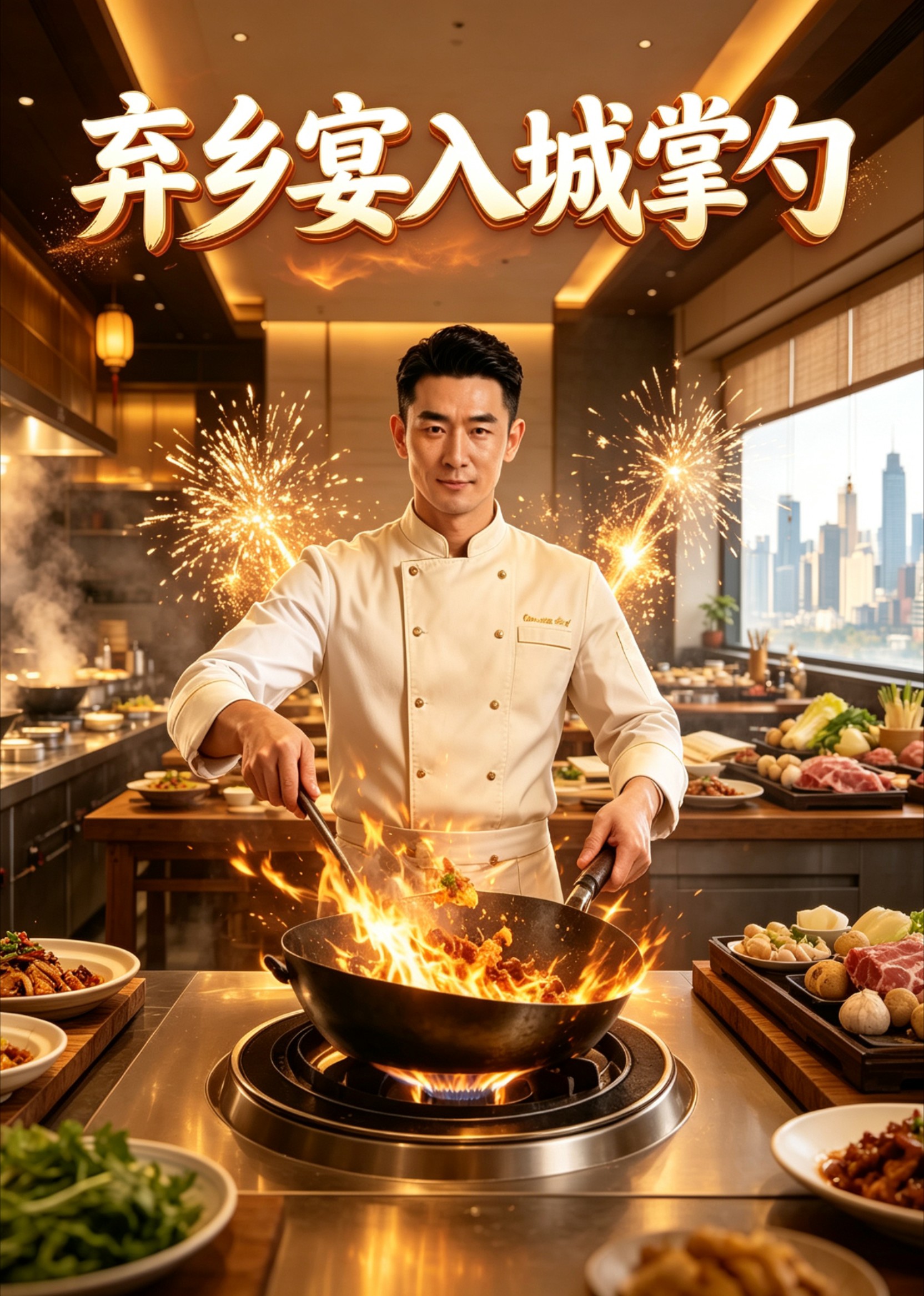 弃乡宴入城掌勺