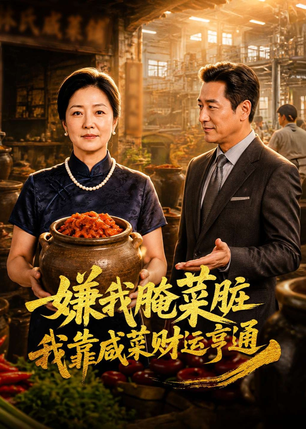 嫌我腌菜脏我靠咸菜财运亨通