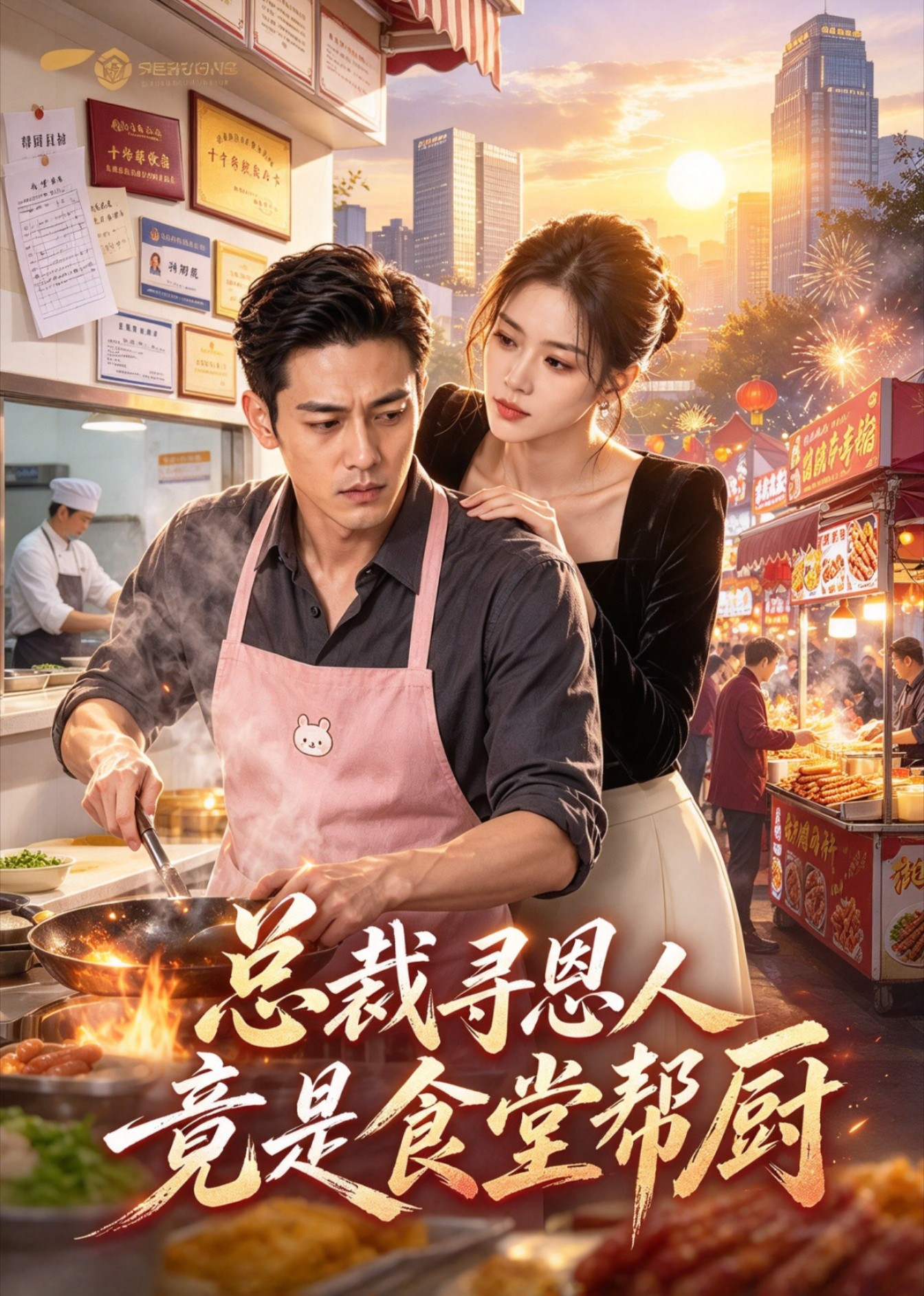 总裁寻恩人竟是食堂帮厨封面图