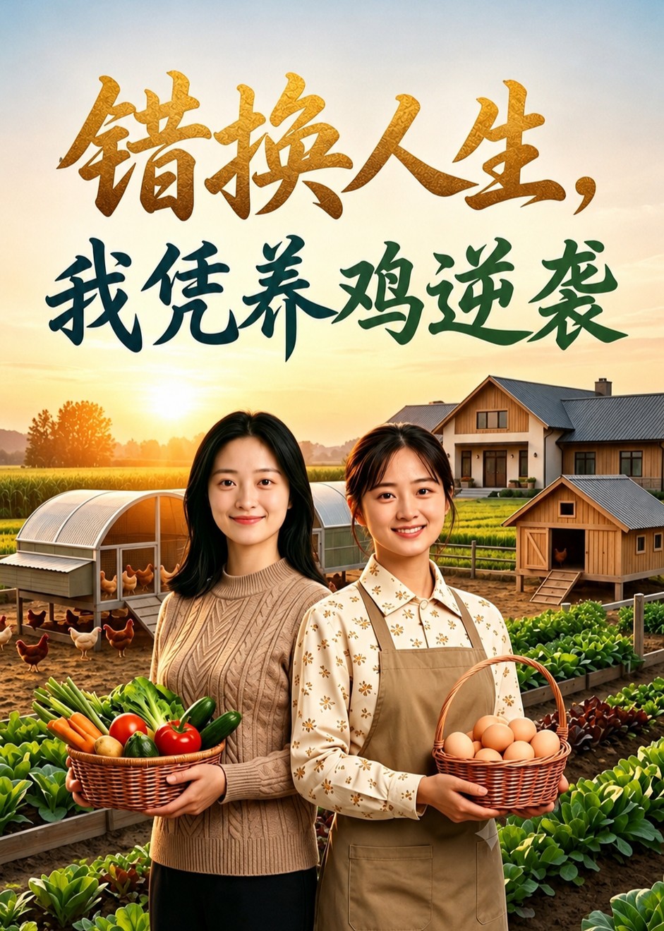 错换人生，我凭养鸡逆袭封面图
