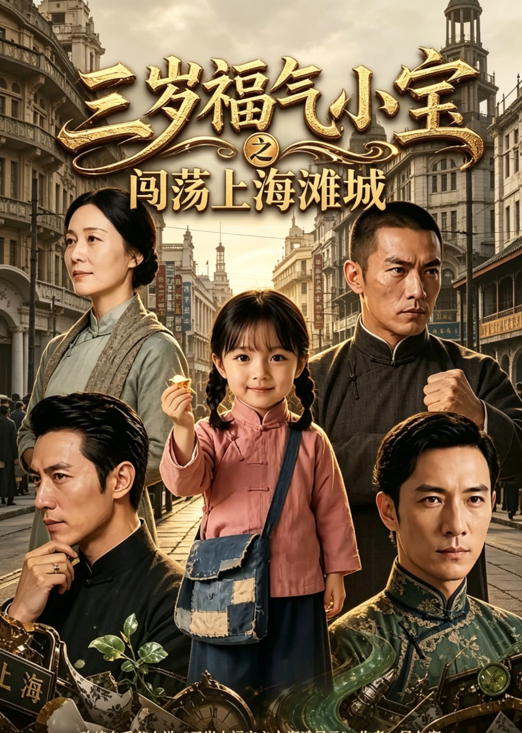 三岁福气小宝，闯荡上海滩城