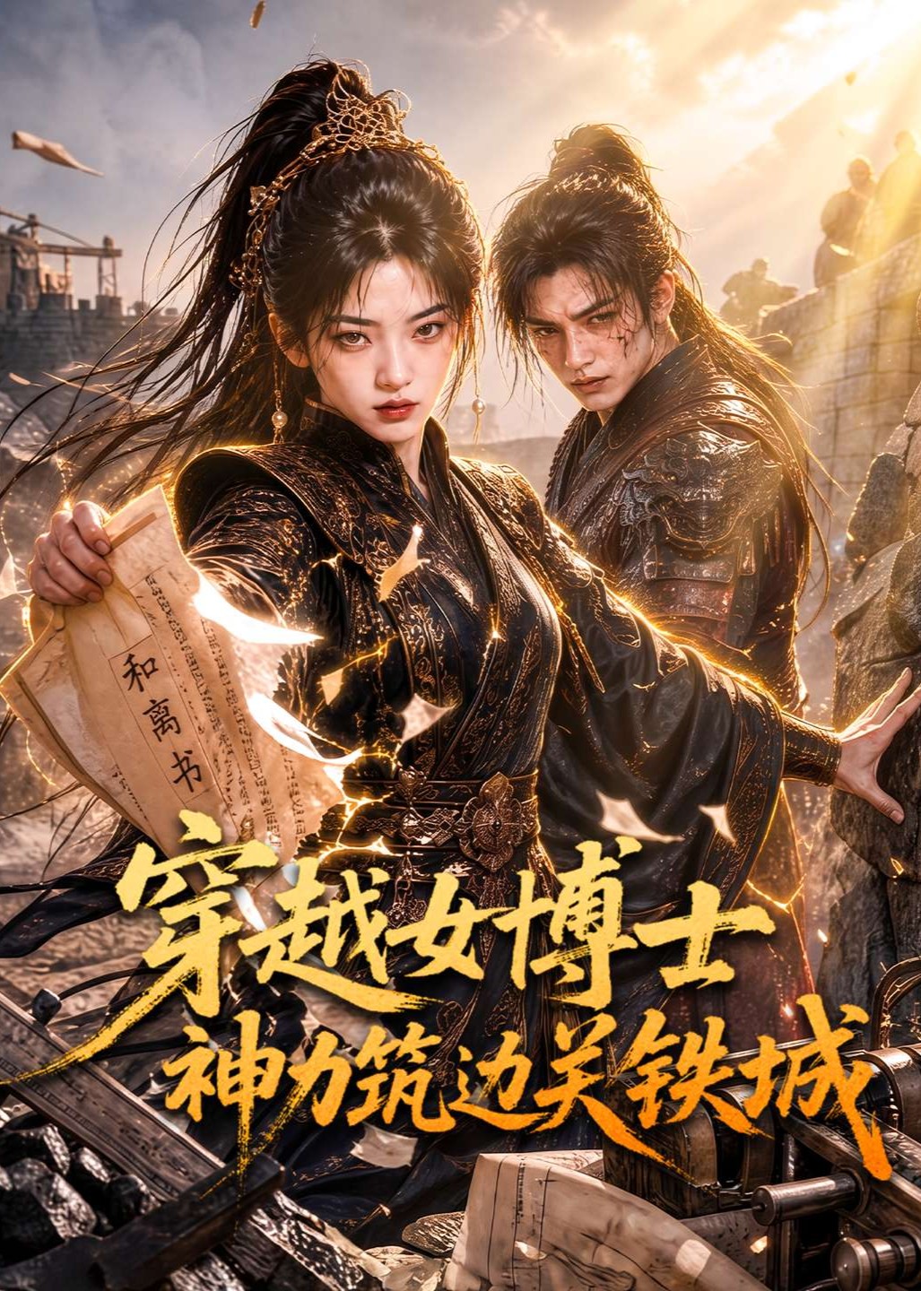 穿越女博士神力筑边关铁城封面图