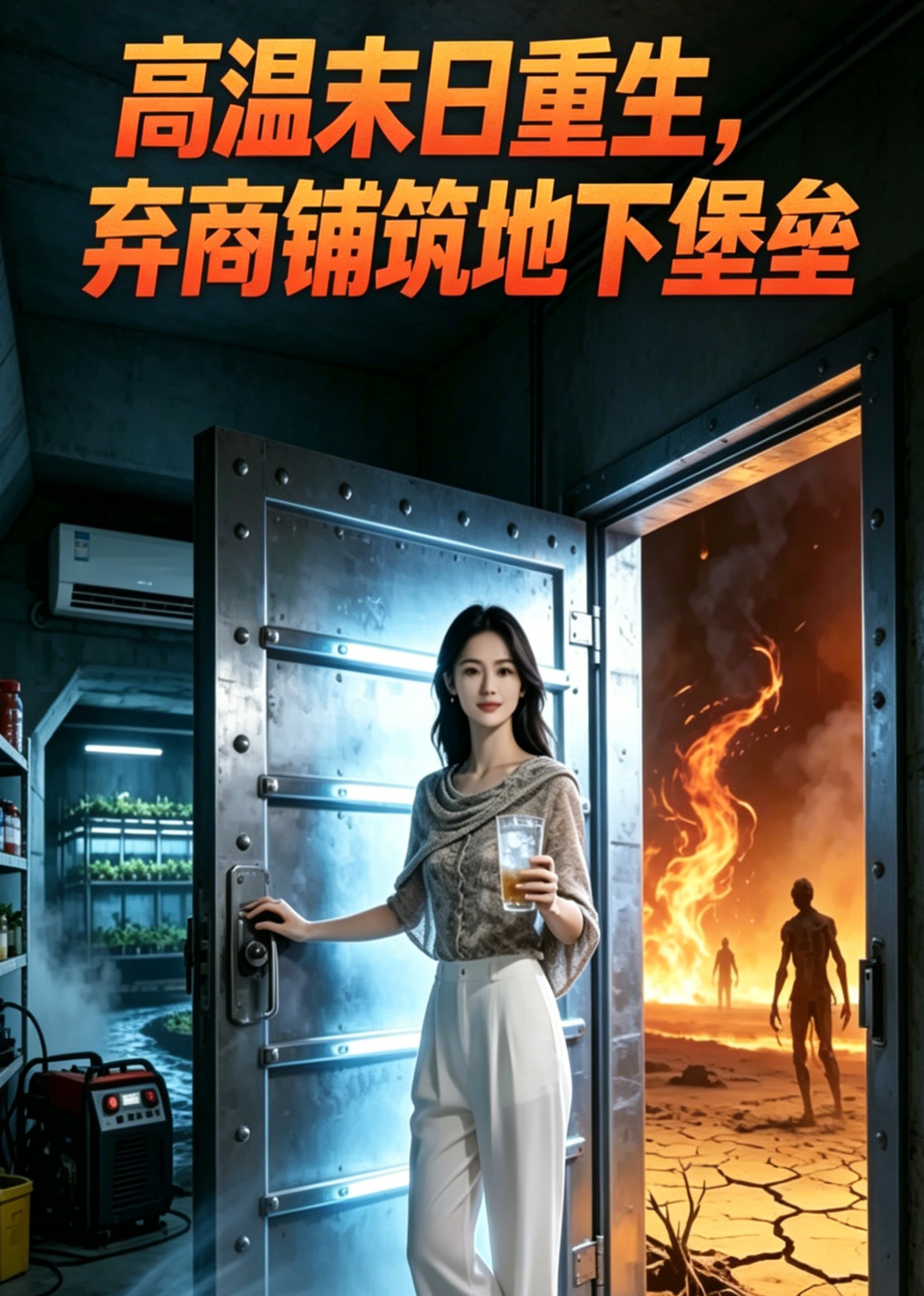 高温末日重生，弃商铺筑地下堡垒