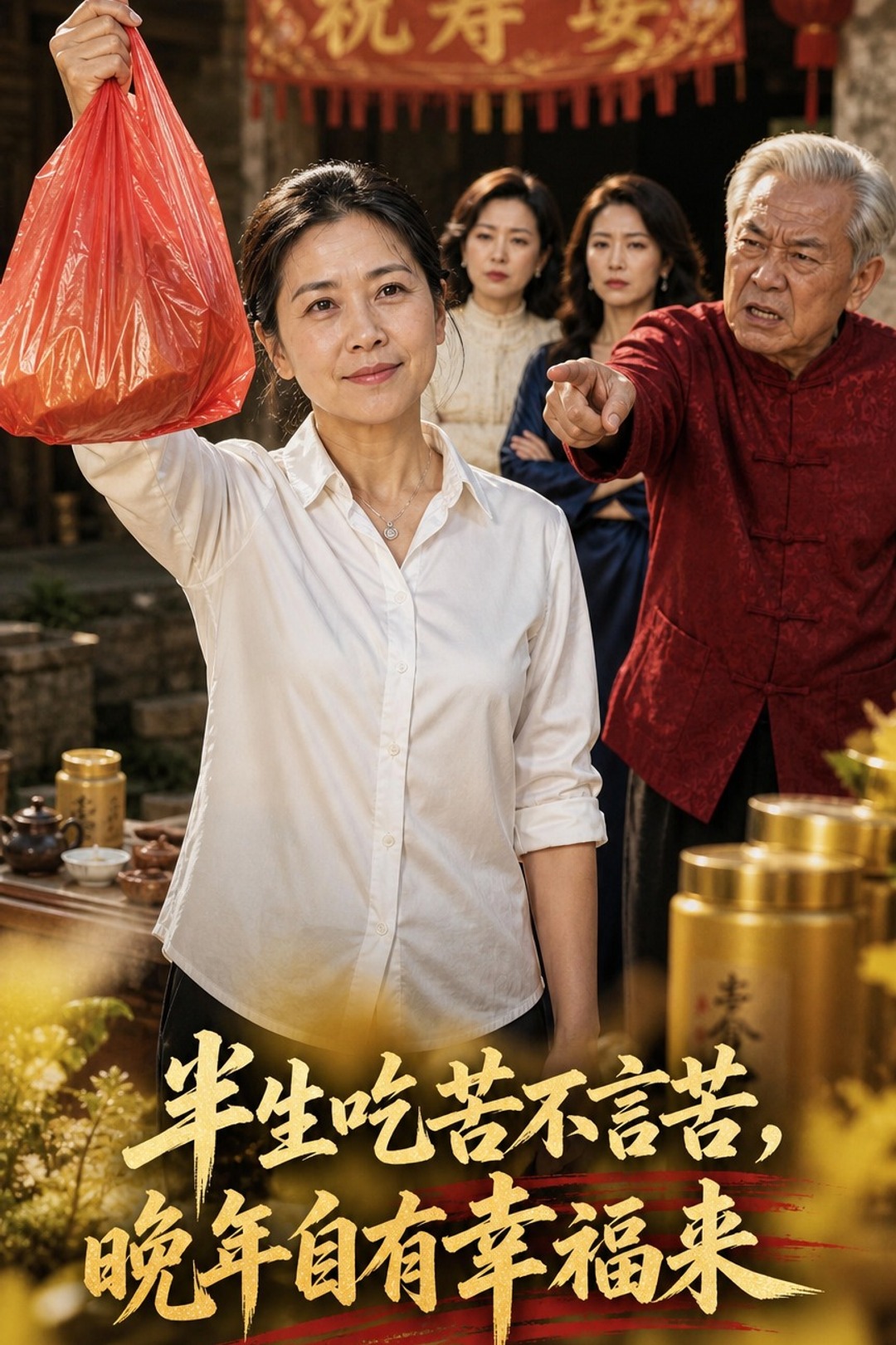 半生吃苦不言苦，晚年自有幸福来