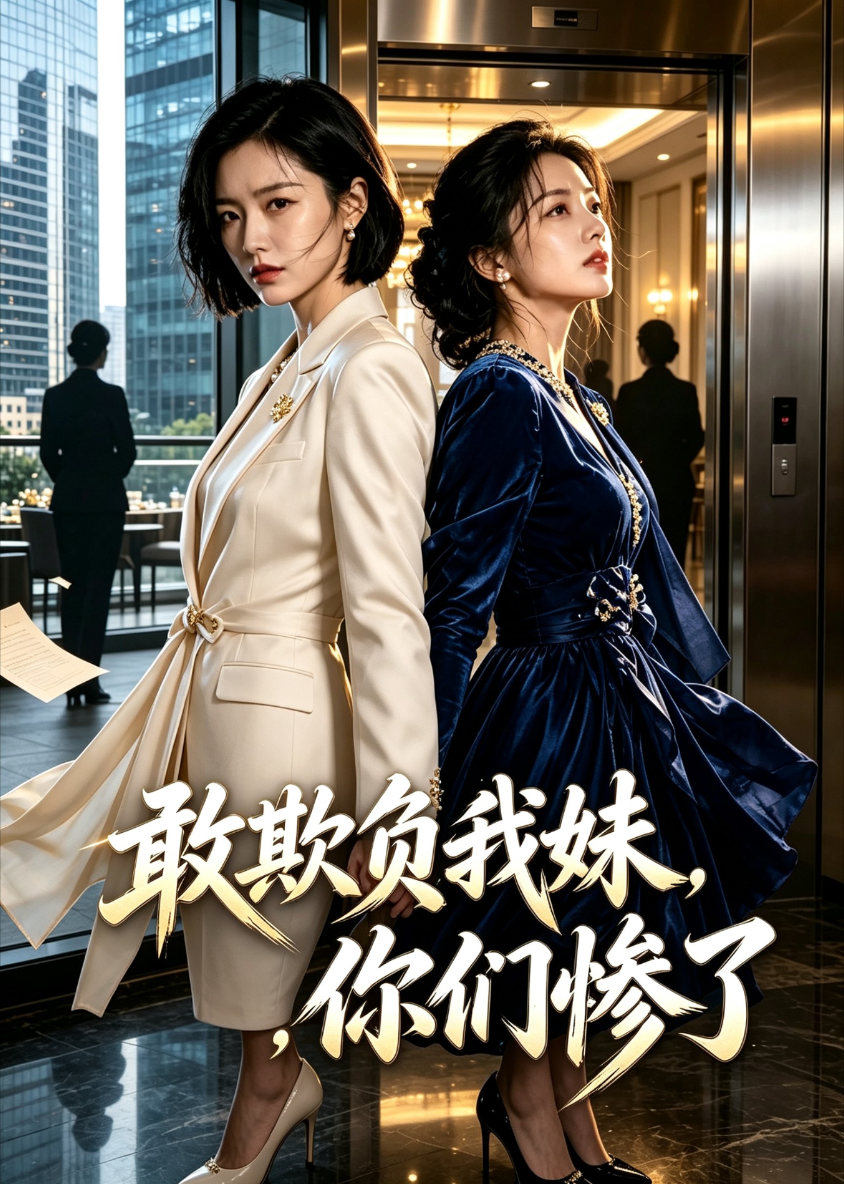 敢欺负我妹，你们惨了