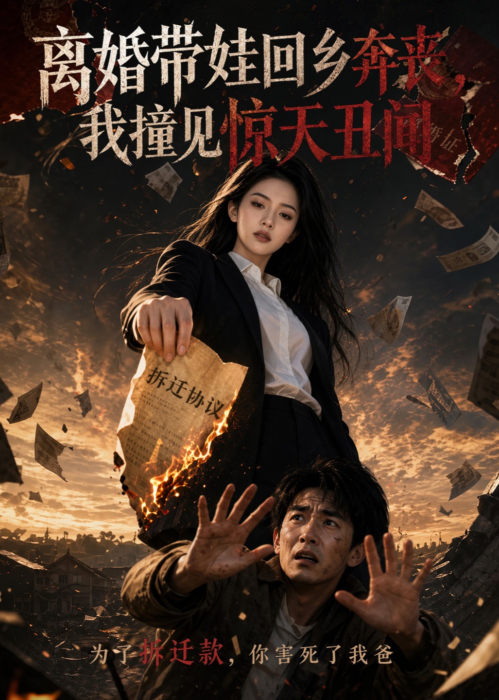 离婚带娃回乡奔丧，我撞见惊天丑闻