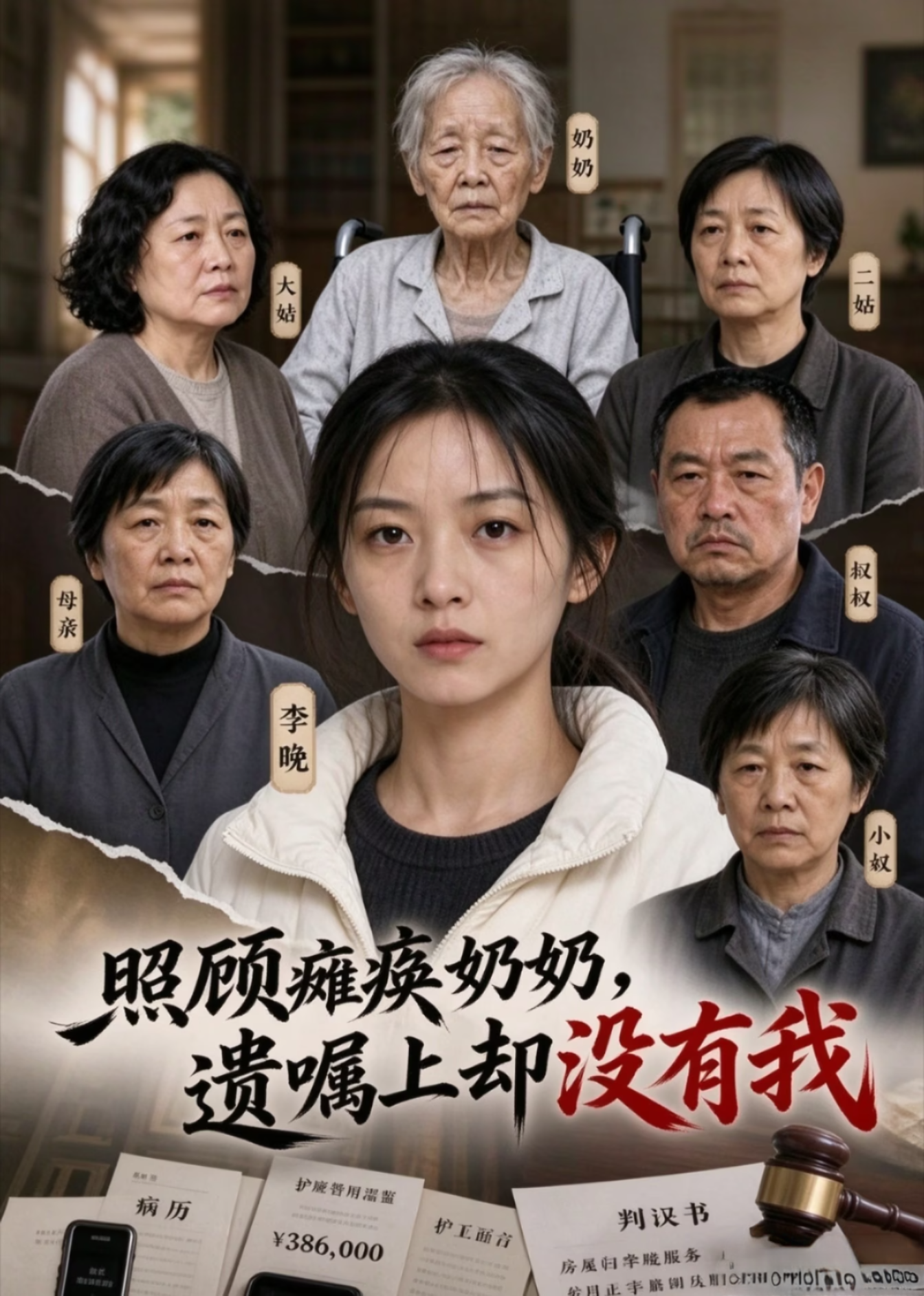 照顾瘫痪奶奶，遗嘱上却没有我封面图