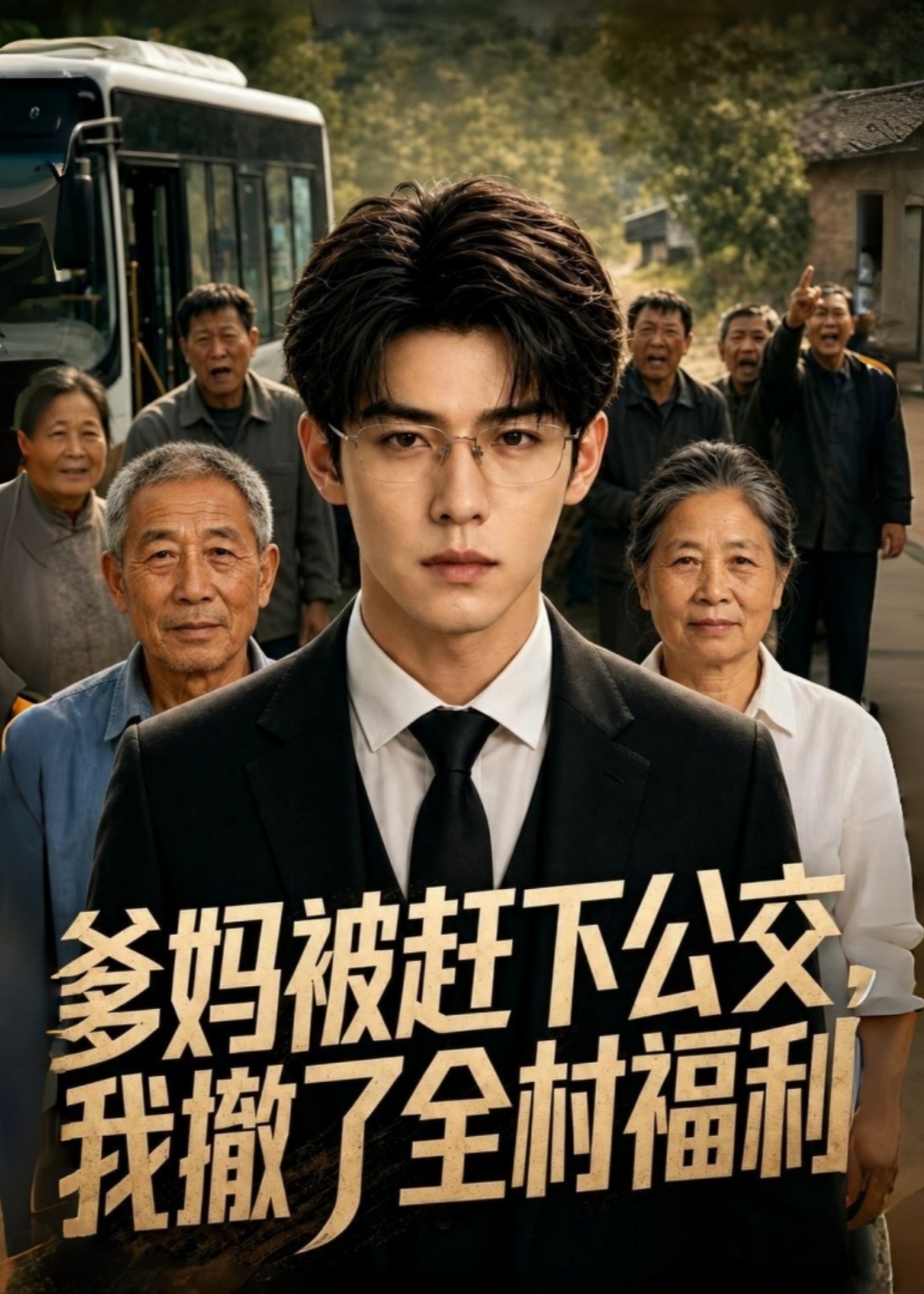 爹妈被赶下公交，我撤了全村福利