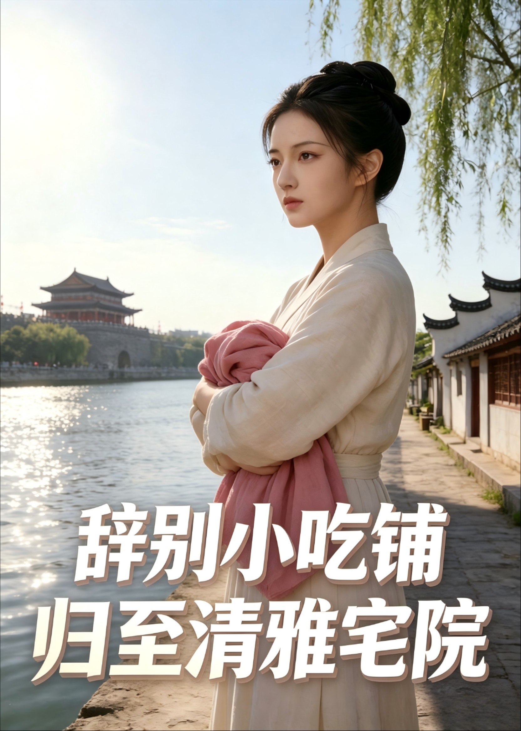 辞别小吃铺归至清雅宅院