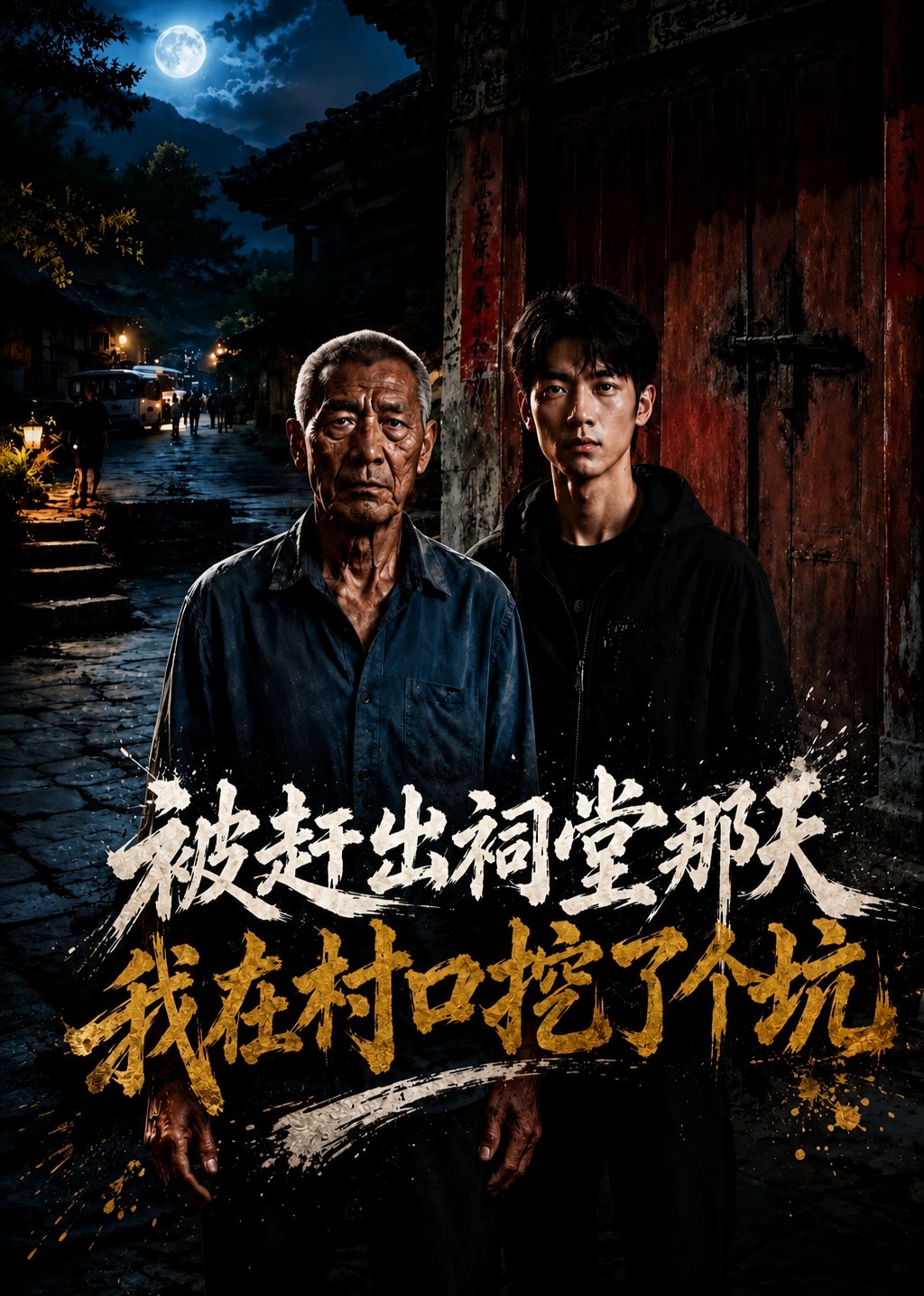 被赶出祠堂那天，我在村口挖了个坑