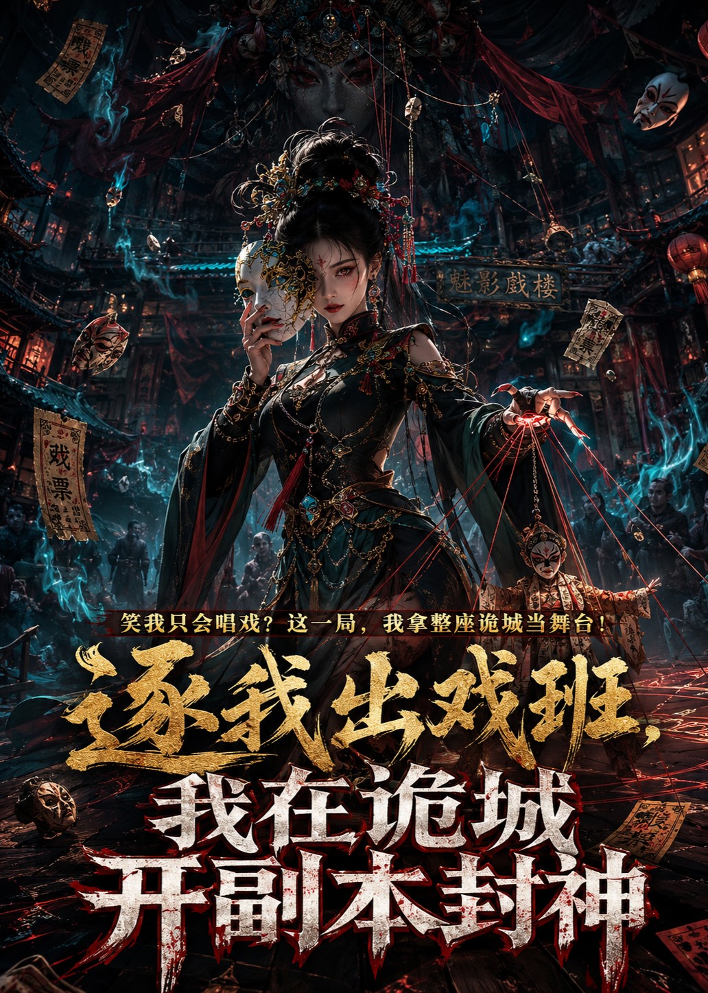 逐我出戏班，我在诡城开副本封神封面图