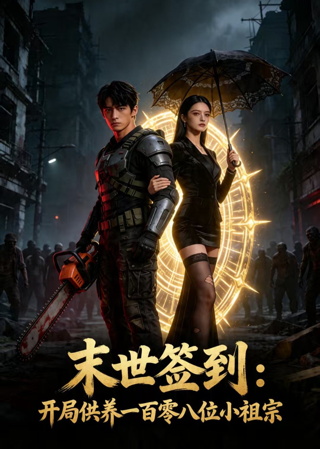末世签到：开局供养一百零八位小祖宗封面图