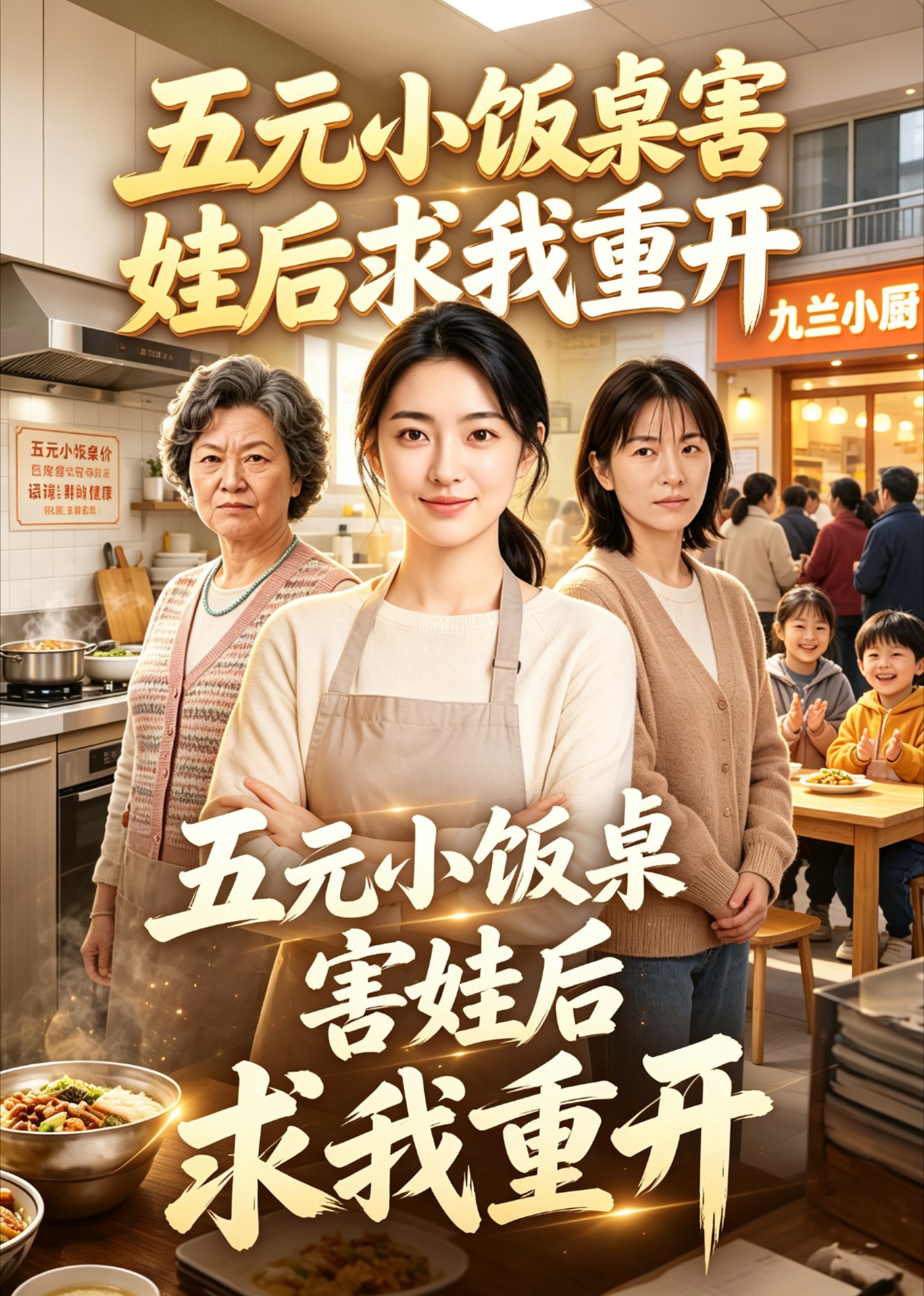 五元小饭桌害娃后求我重开