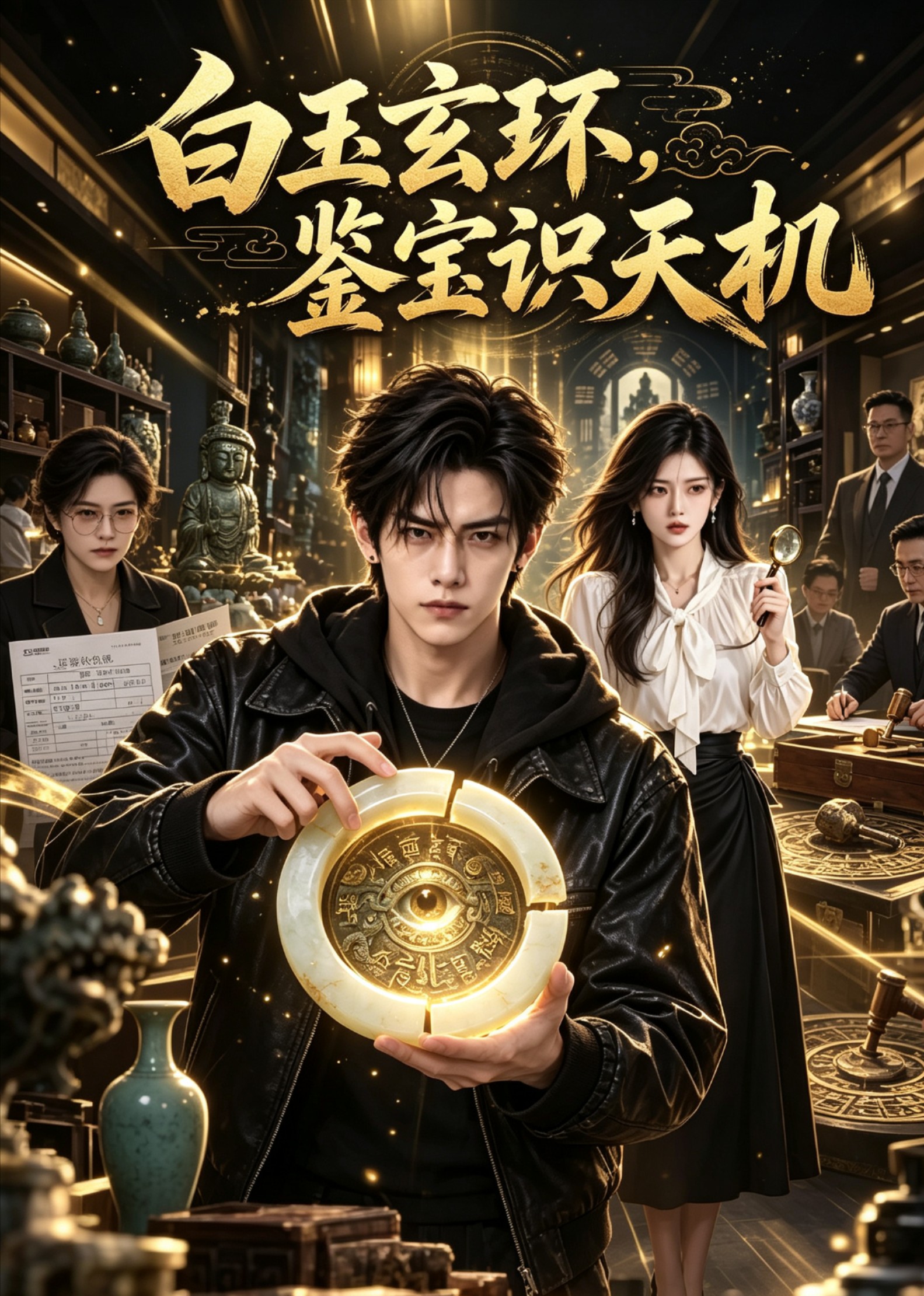 白玉玄环，鉴宝识天机封面图