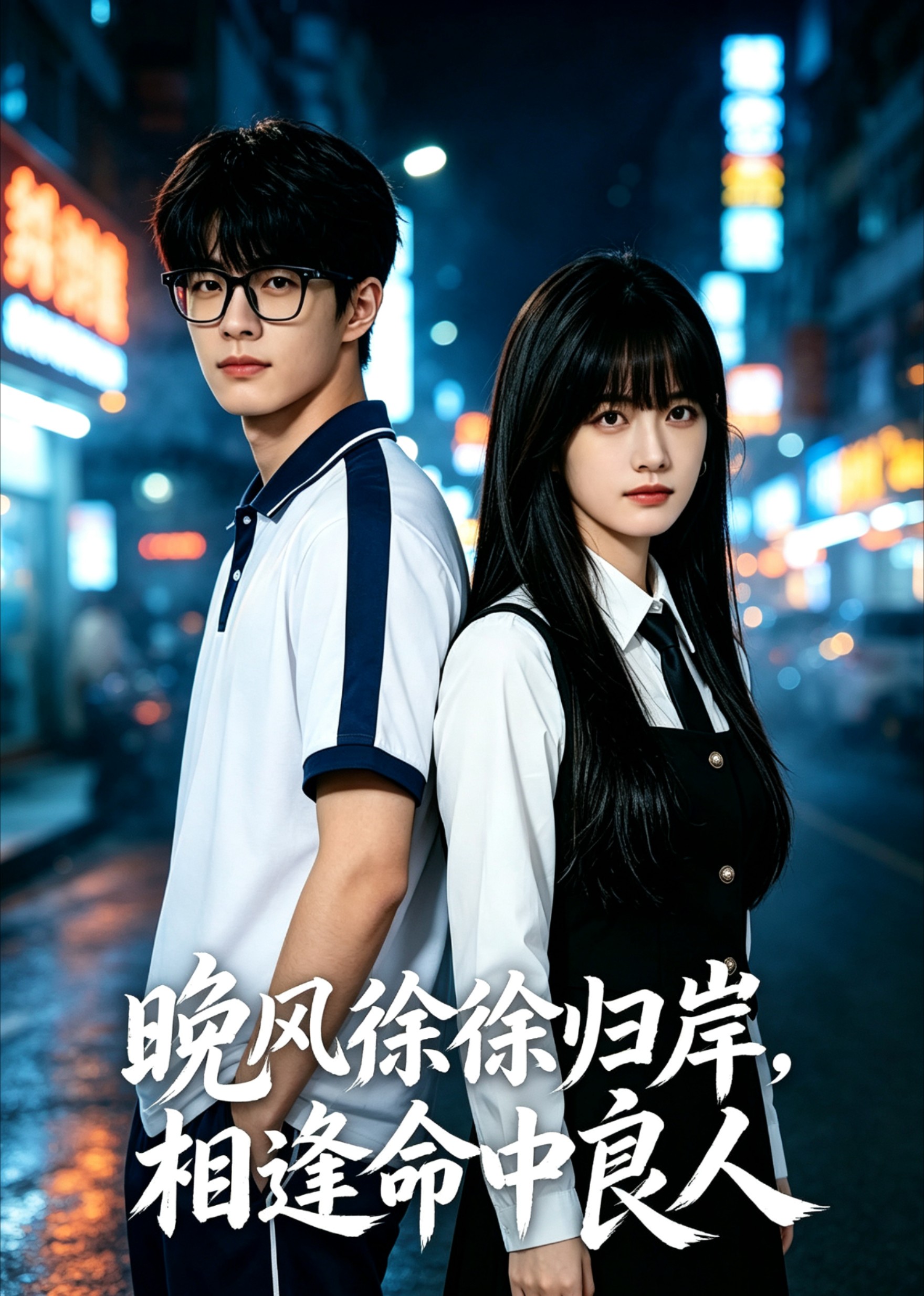 晚风徐徐归岸，相逢命中良人