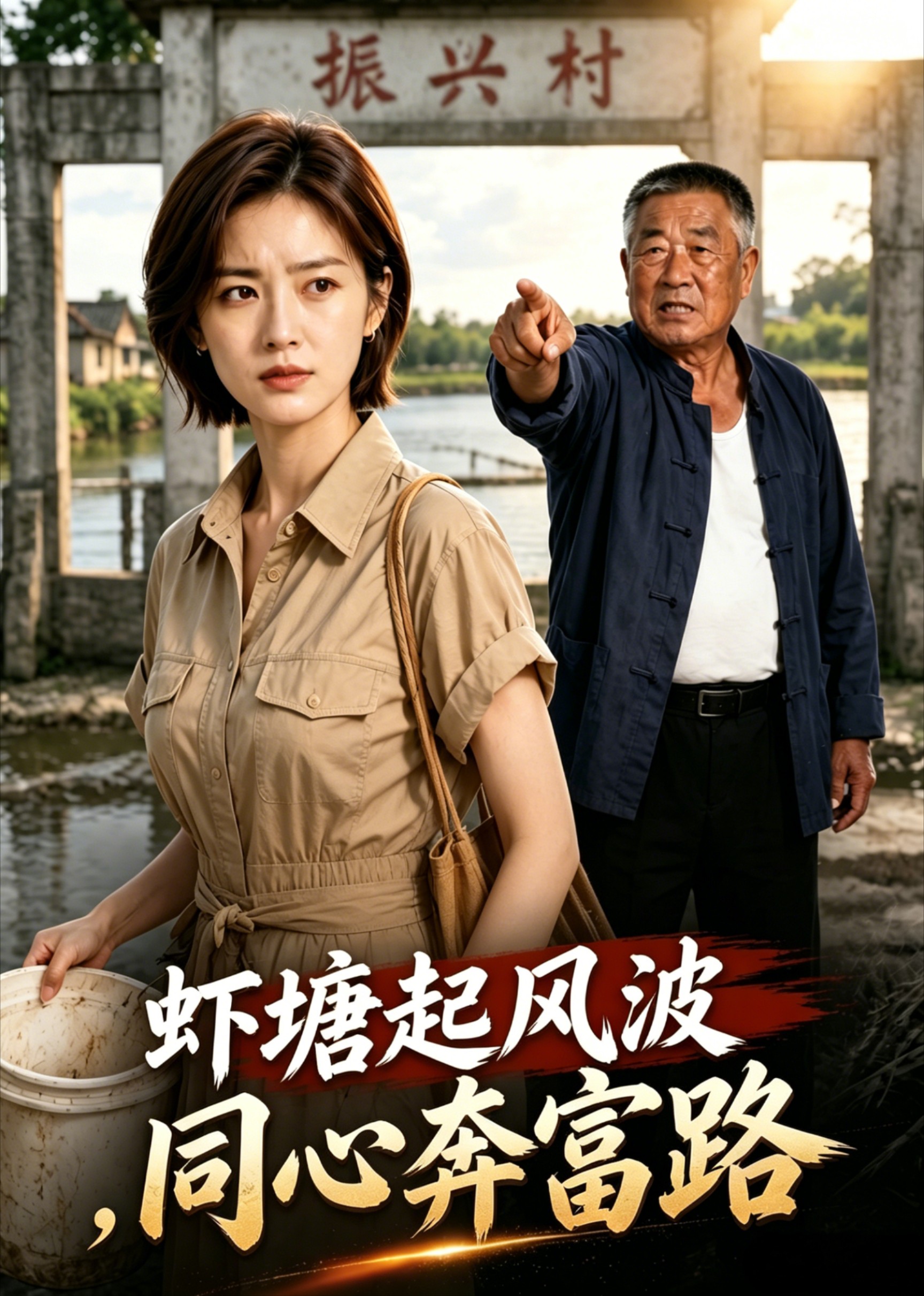 虾塘起风波，同心奔富路